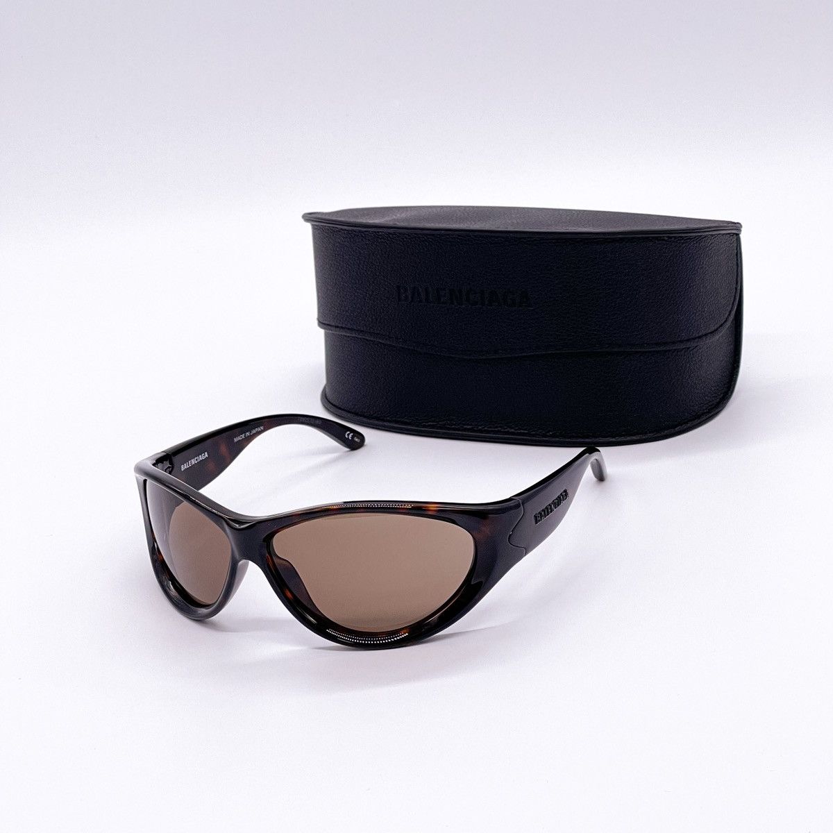 NEW BALENCIGA BB0158S 002 OVERSIZED SUNGLASSES BALENCIAGA - 1