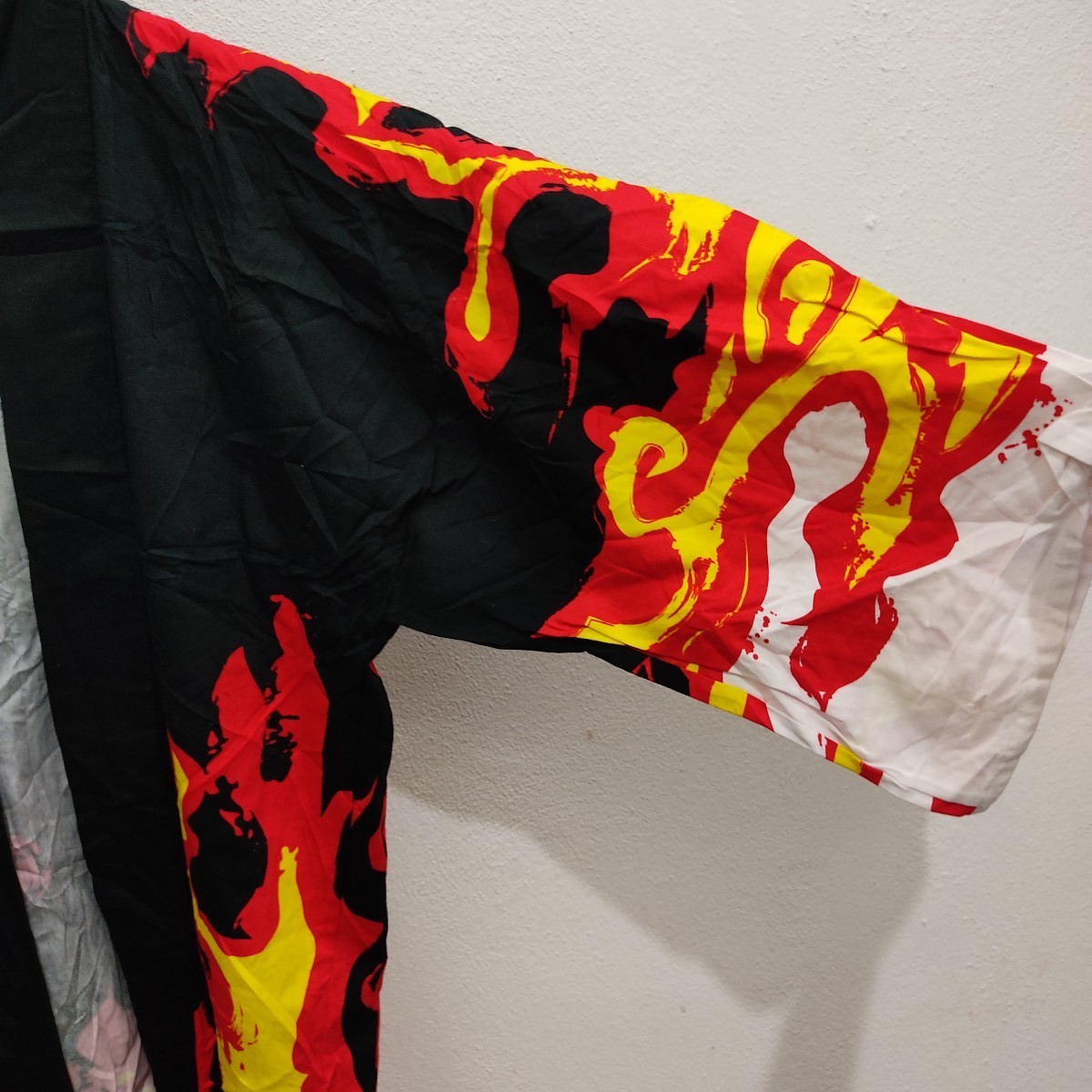 Avant Garde - Kimono Jacket Fire Flame Demon Slayer Anime Japan Overprint - 4