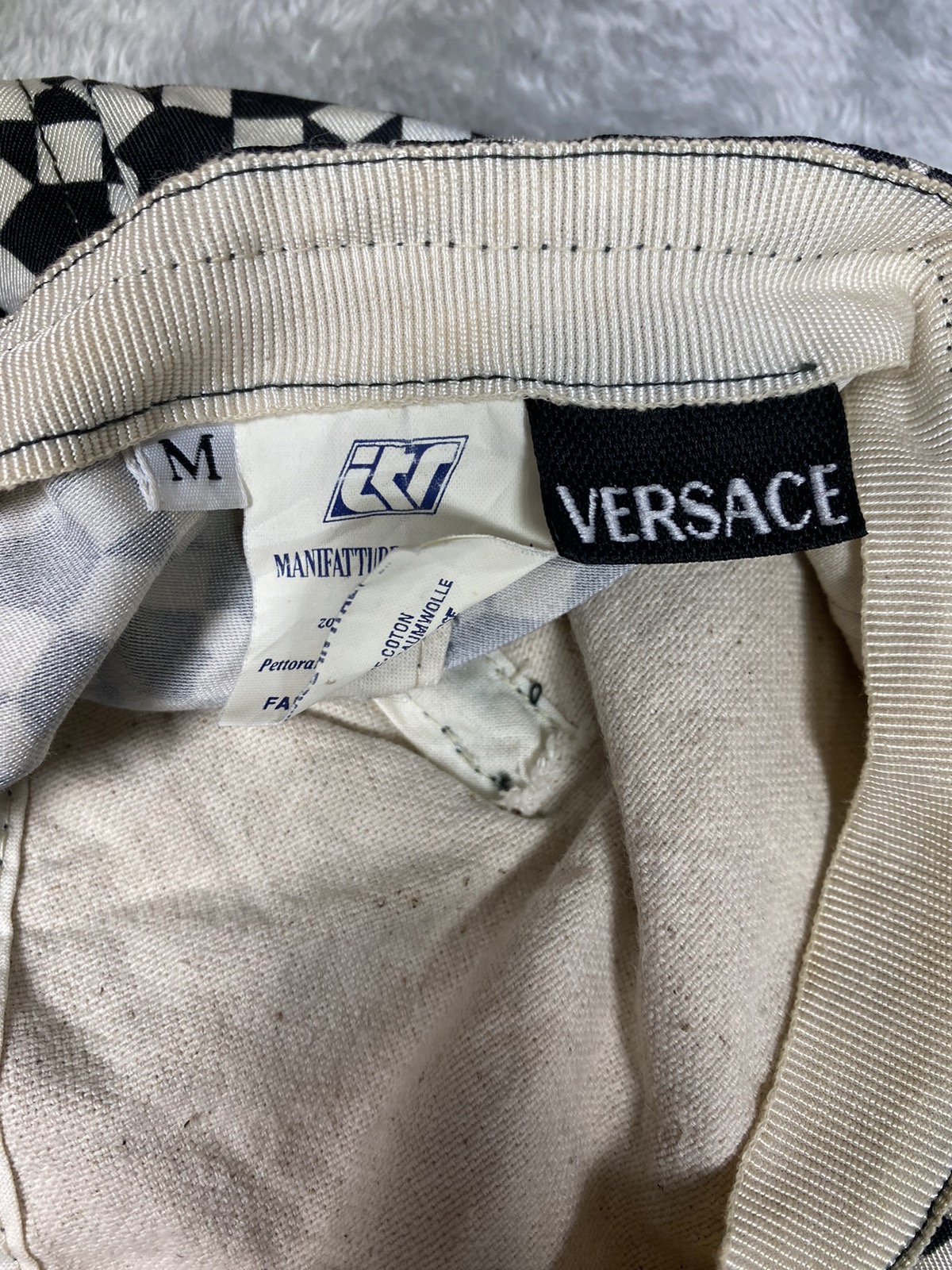 Versace Checked Cap - 11
