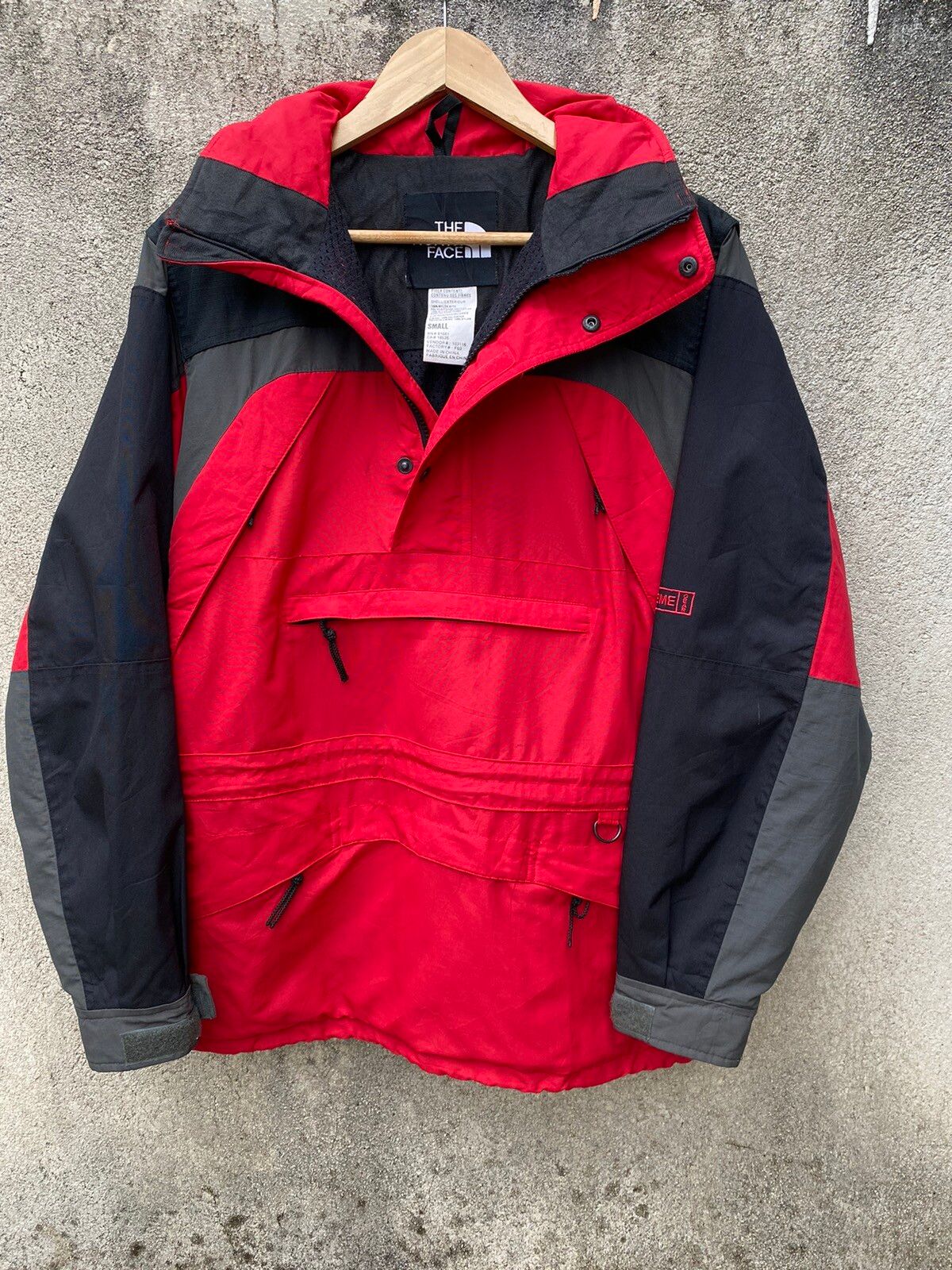 🔥The North Face Extreme Gear Pullover Anorak Rare Design - 3