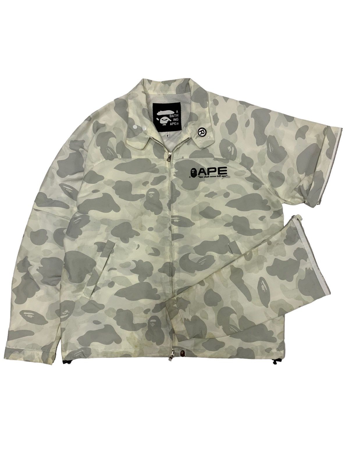 🔥VTG BAPE CAMO CONVICTIBLES OUTDOOR JACKET - 2