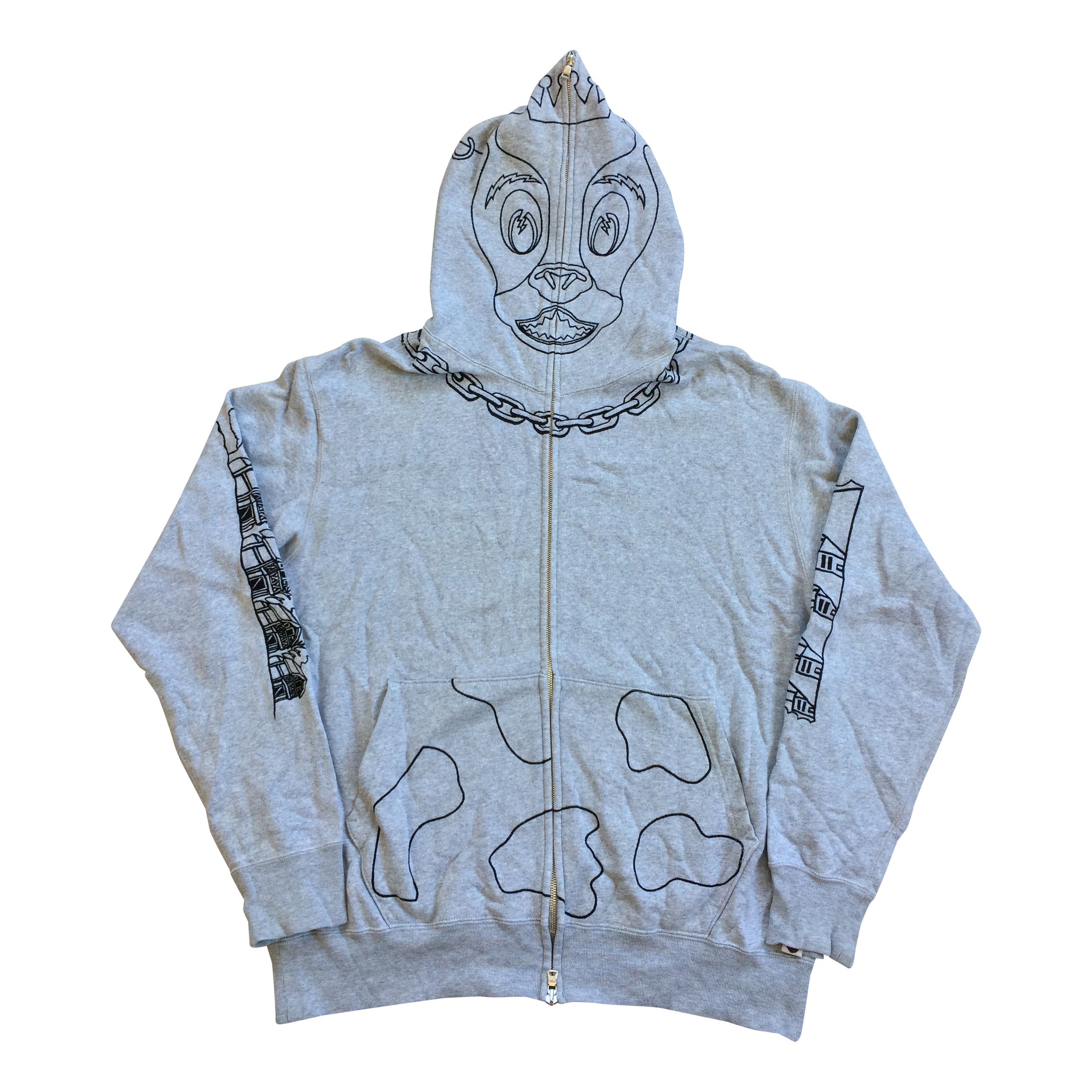 OG Bape Aoyama Royal Cow Full Zip Hoodie - 1