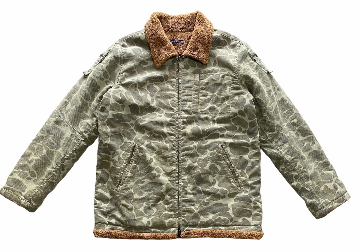 Camo - Kriff Mayer Camouflage Like Bape Sherpa Fleece Lined Jacket - 1