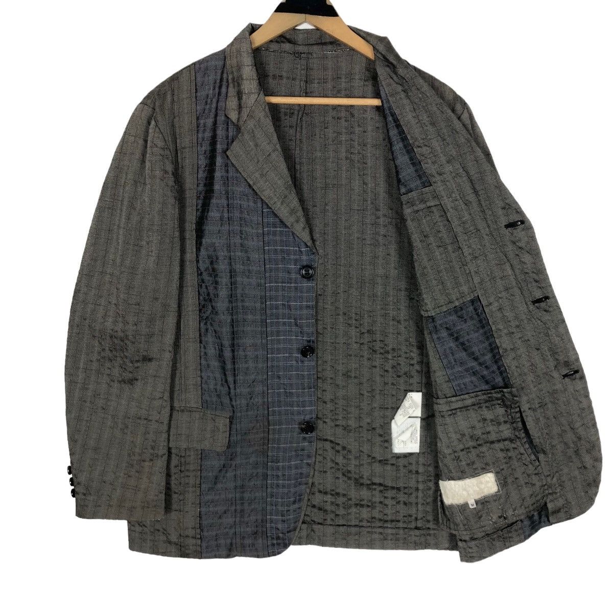 Vintage 90s Comme Des Garcons Homme Plus Patchwork Coat - 7