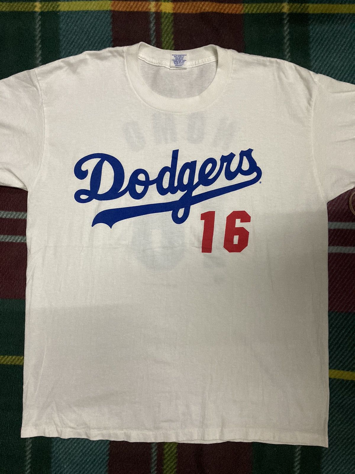 Vintage 1995 Dodgers #16 Hideo Nomo T-shirt - 3