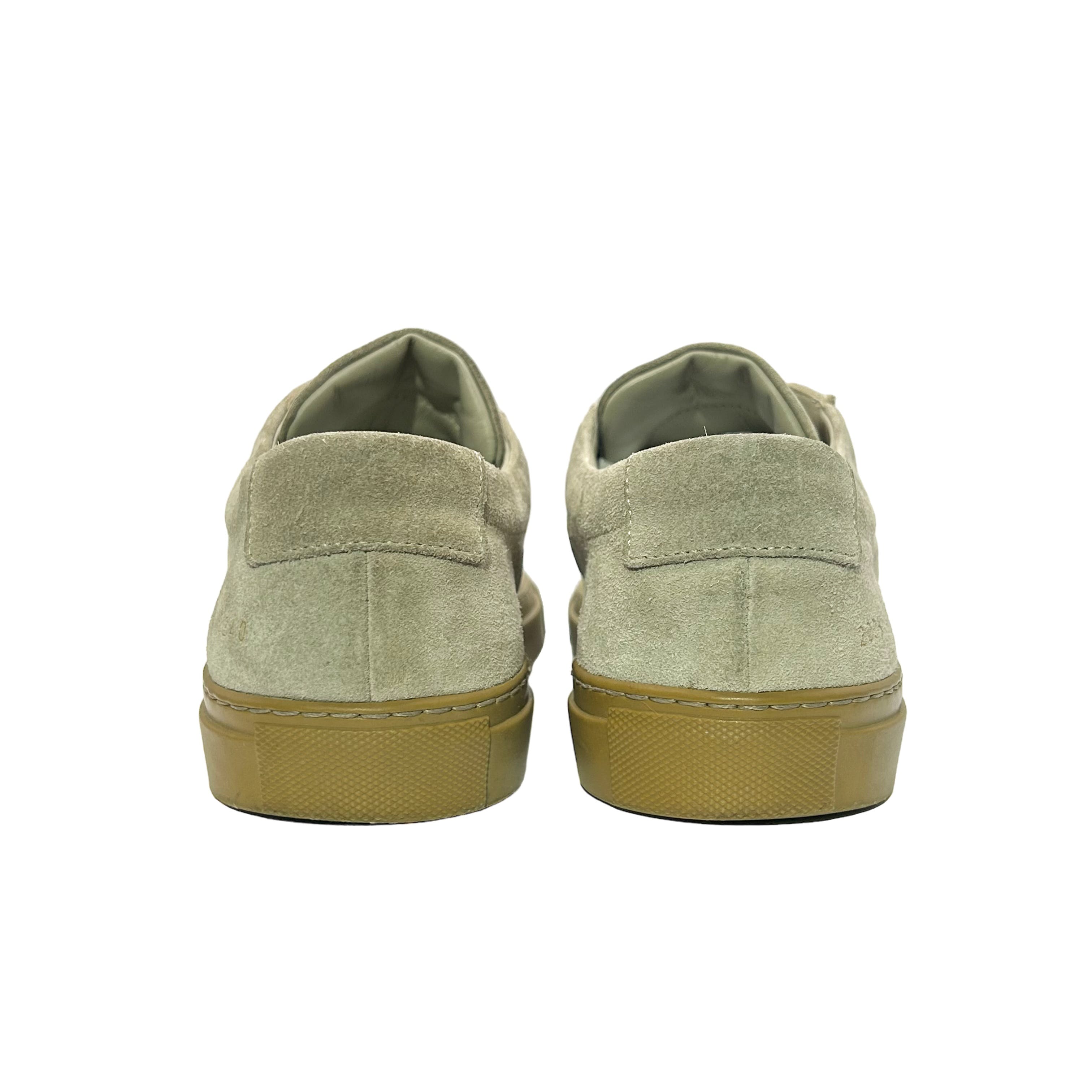 Taupe Suede Achilles Low Sneakers - 6