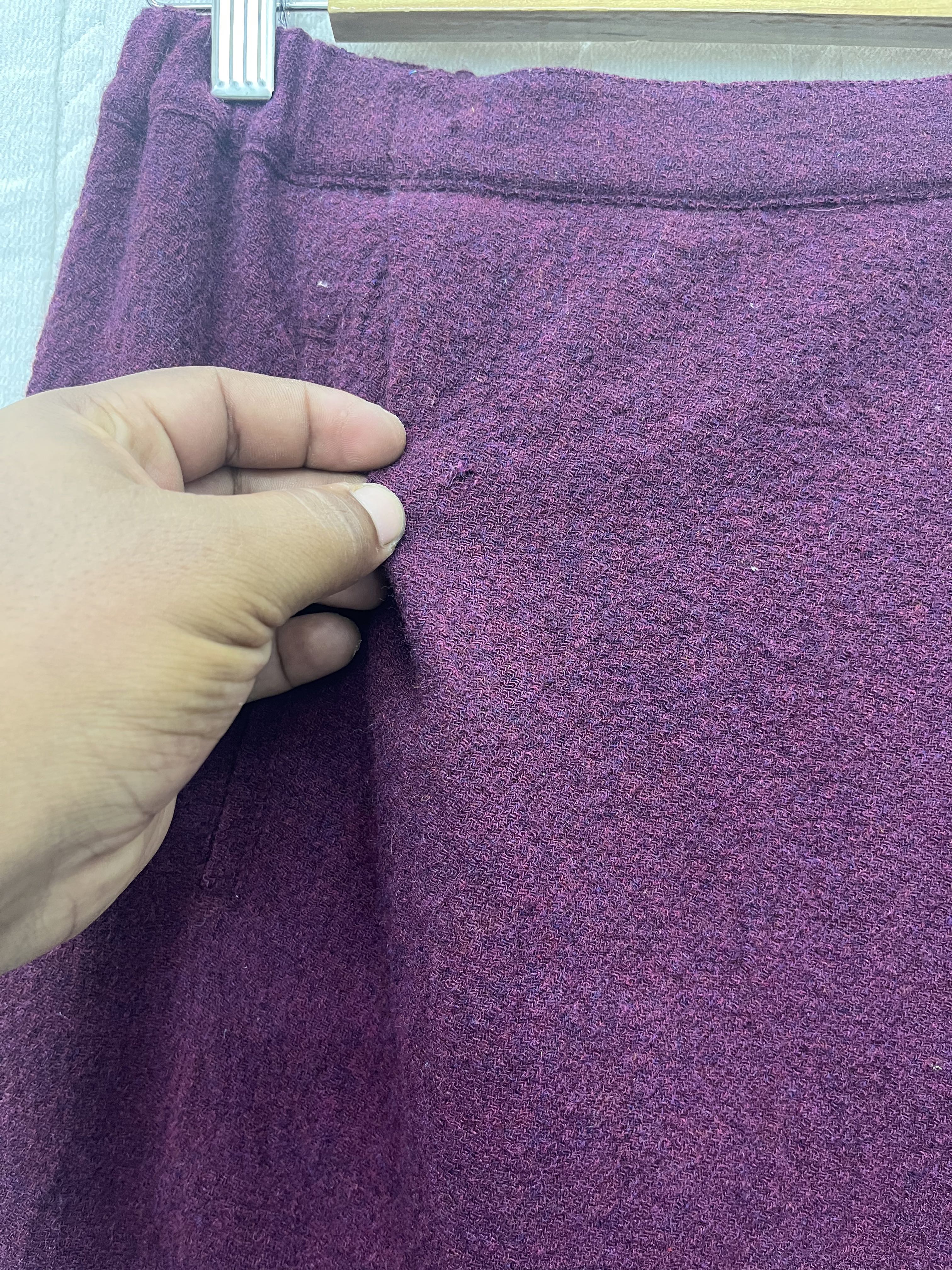VTG ISSEY MIYAKE PLANTATION WOOL MAXI SKIRT - 7