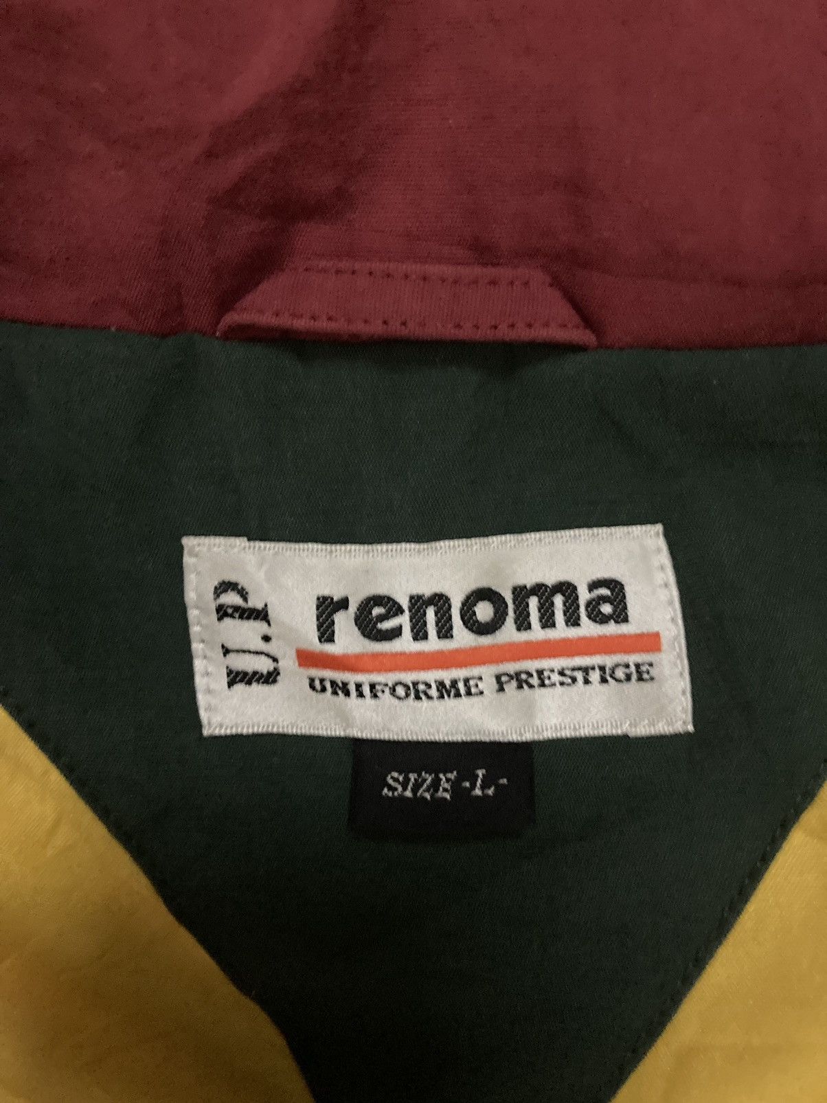 Vintage 90s U.P Renoma Block Color Hooded Jacket - 18