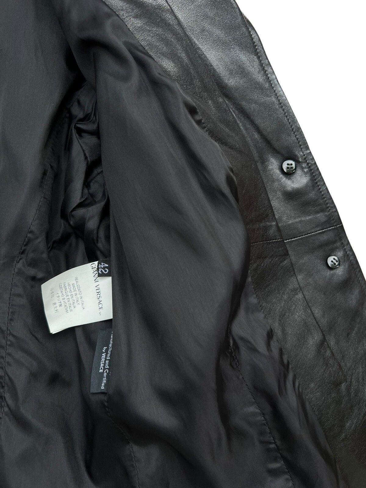 Versace Leather Jacket - 10