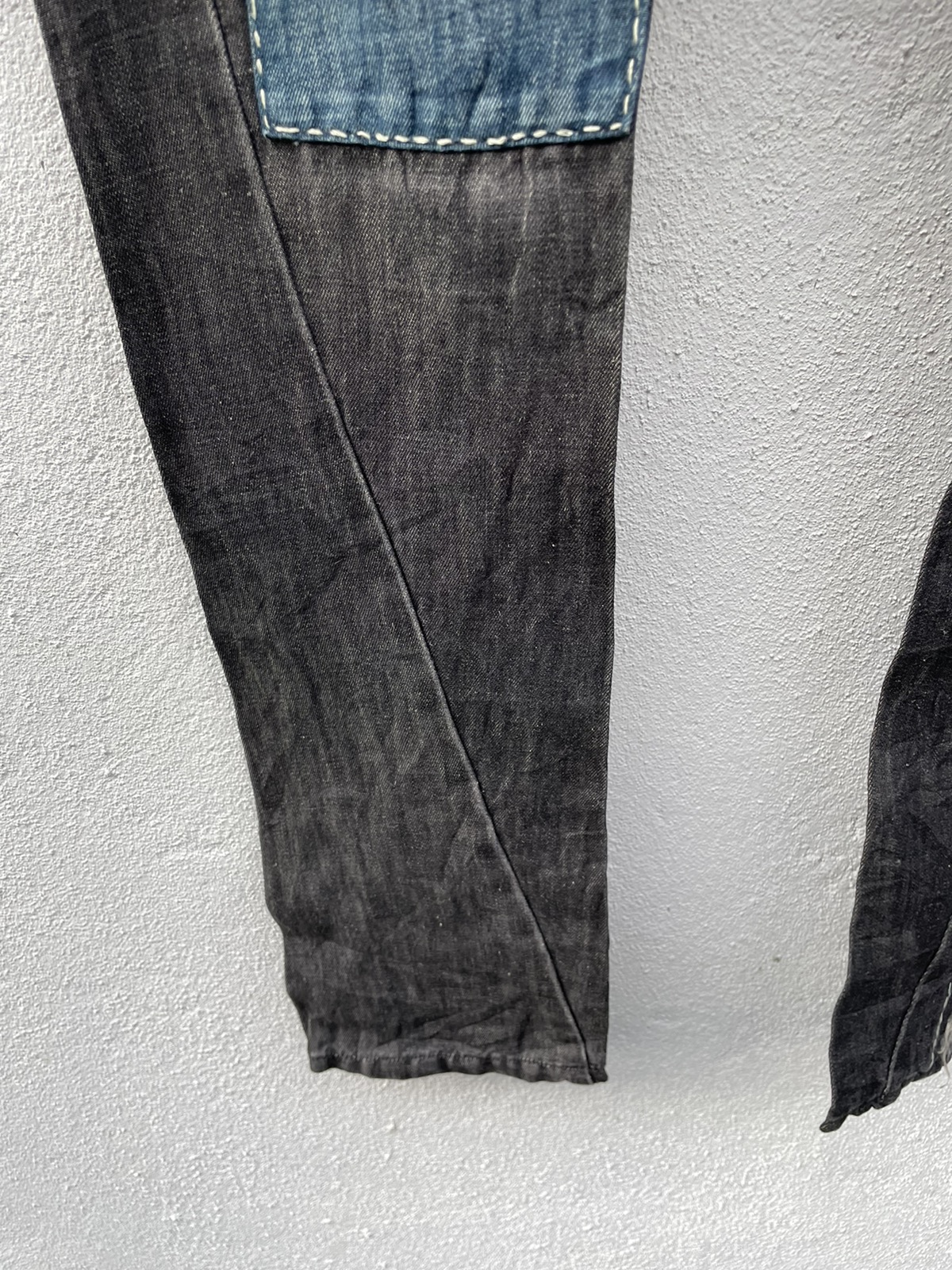 Vivienne Westwood Man Patch Work Drop Crotch Light Denim - 5