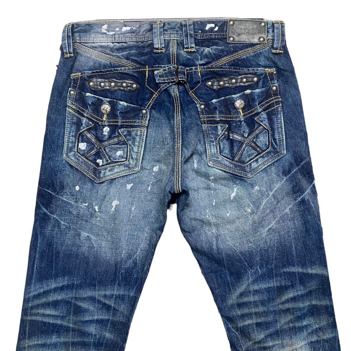 Le Grande Bleu (L.G.B.) - ARMY OF NO! Denim Painter Jeans - 10