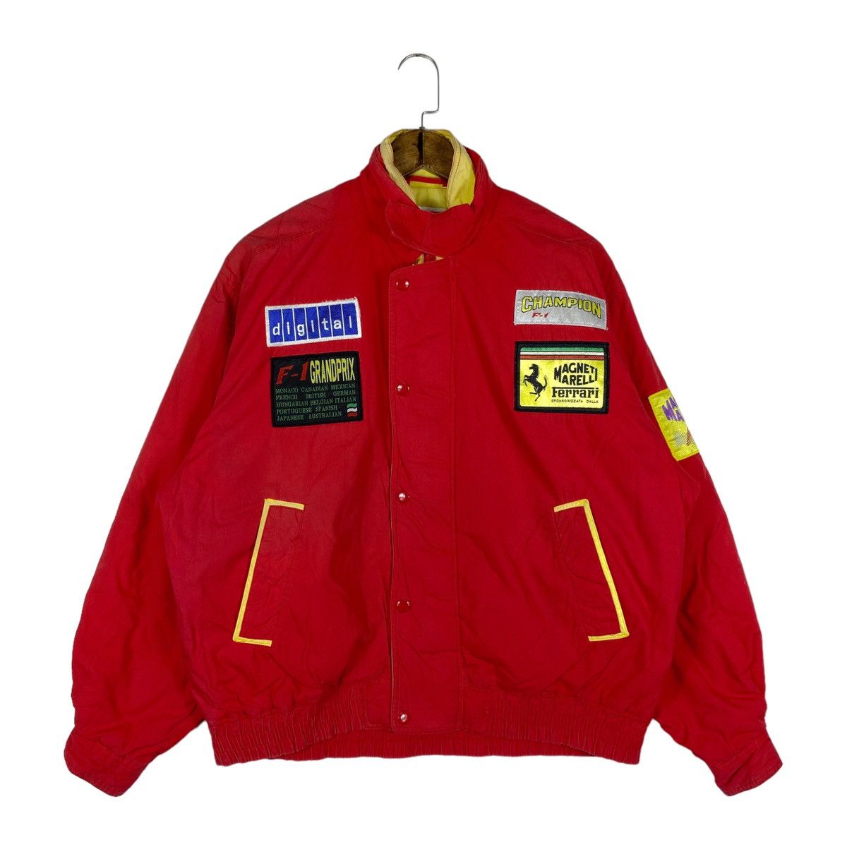 Vintage 90s Magneti Marelli Ferrari Bomber Jacket - 4