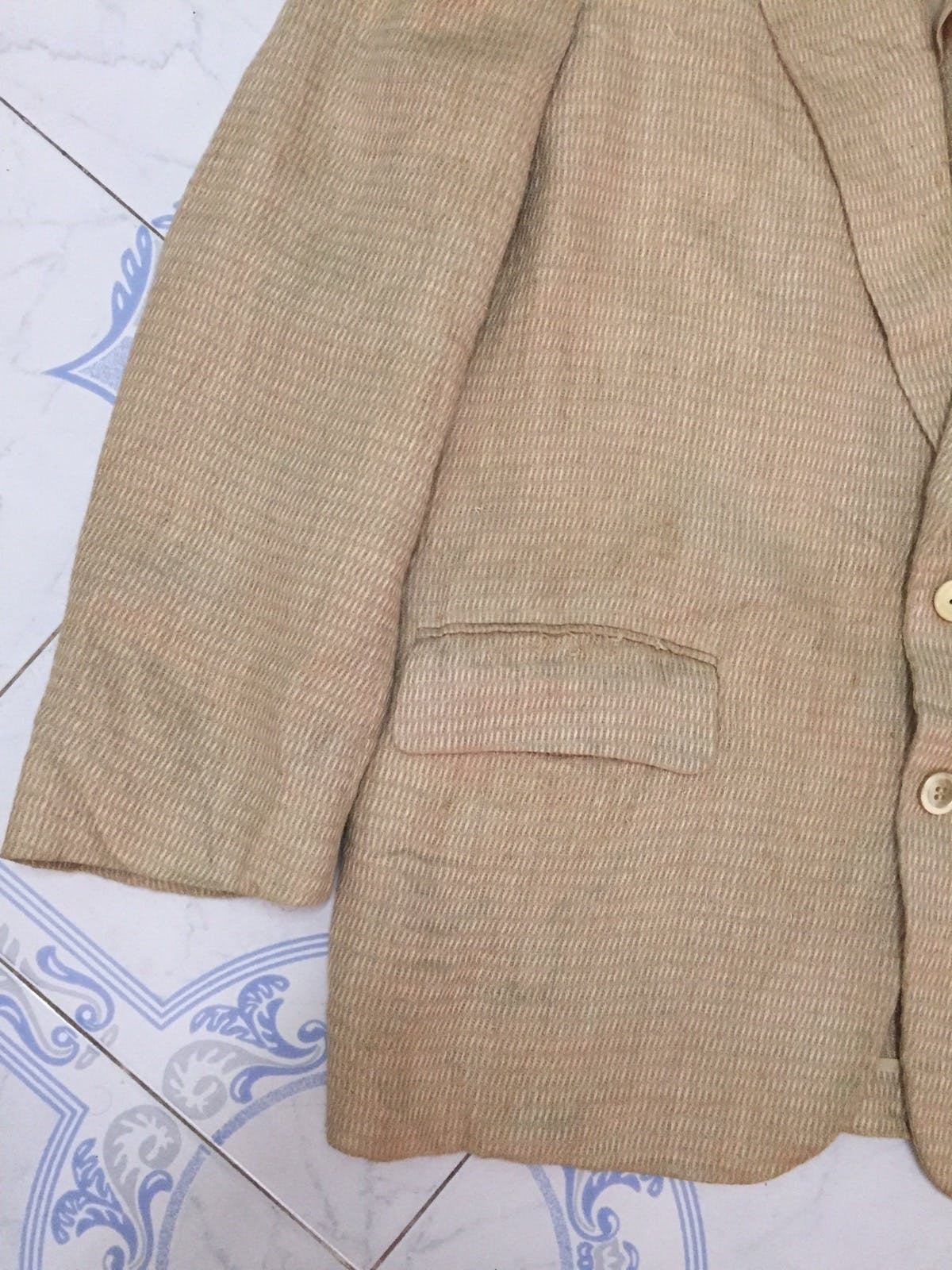 CDGH Comme des Garcons Homme Linen Coat Blazer - 2