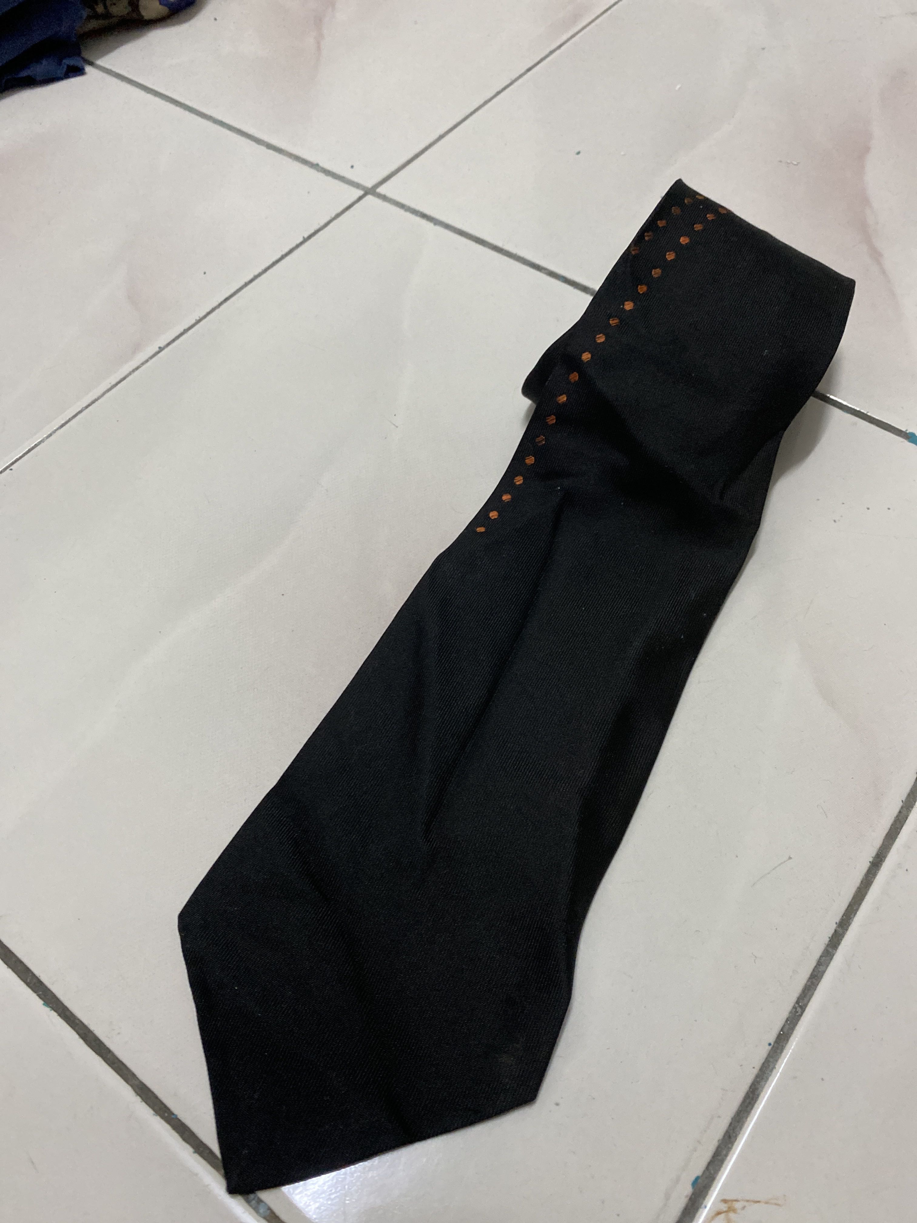 Lanvin Silk Necktie Artistic  - 3
