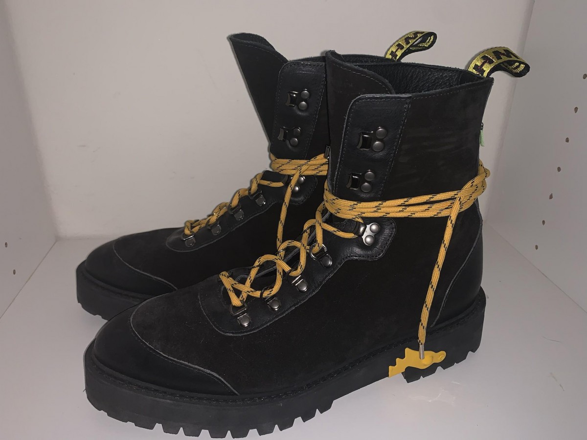 Off-White Hiking Boots [Fits Like Size 12.5-13US] - 1