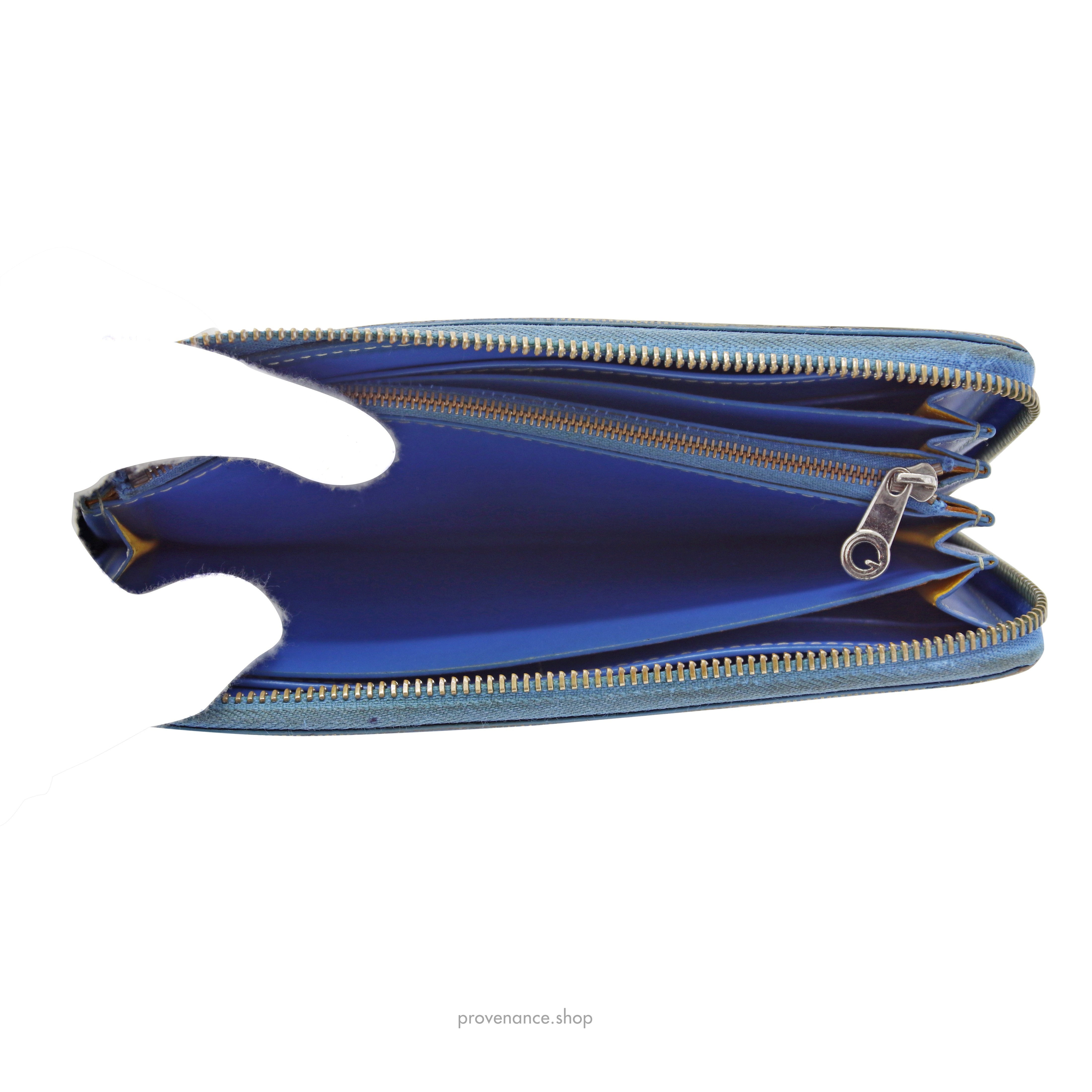 Goyard Matignon Zipped Wallet - Sky Blue Goyardine - 13