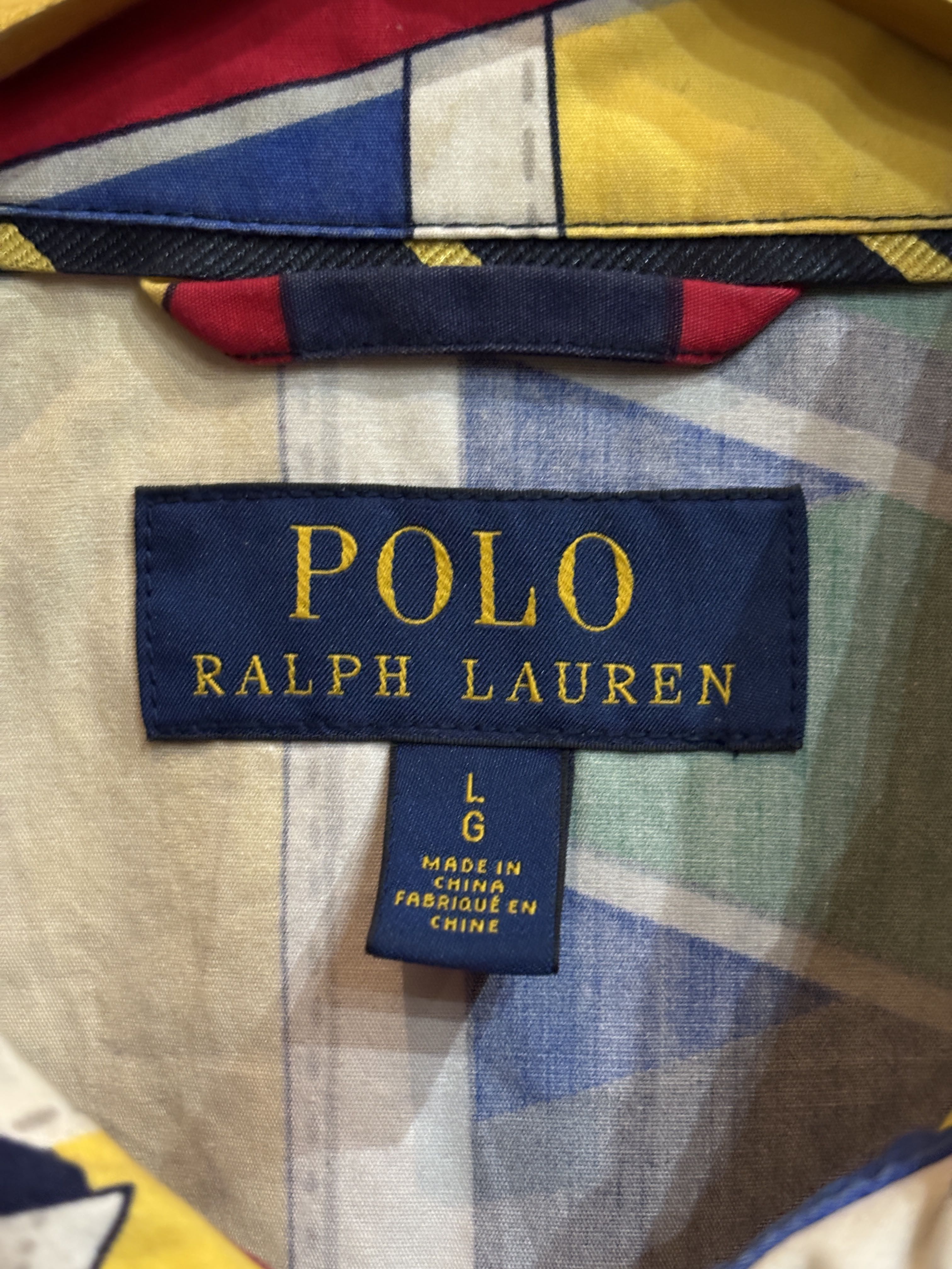 Polo Ralph Lauren Medium Bayport Jacket Burgee Regatta Flags RRL Yacht Sailing - 12