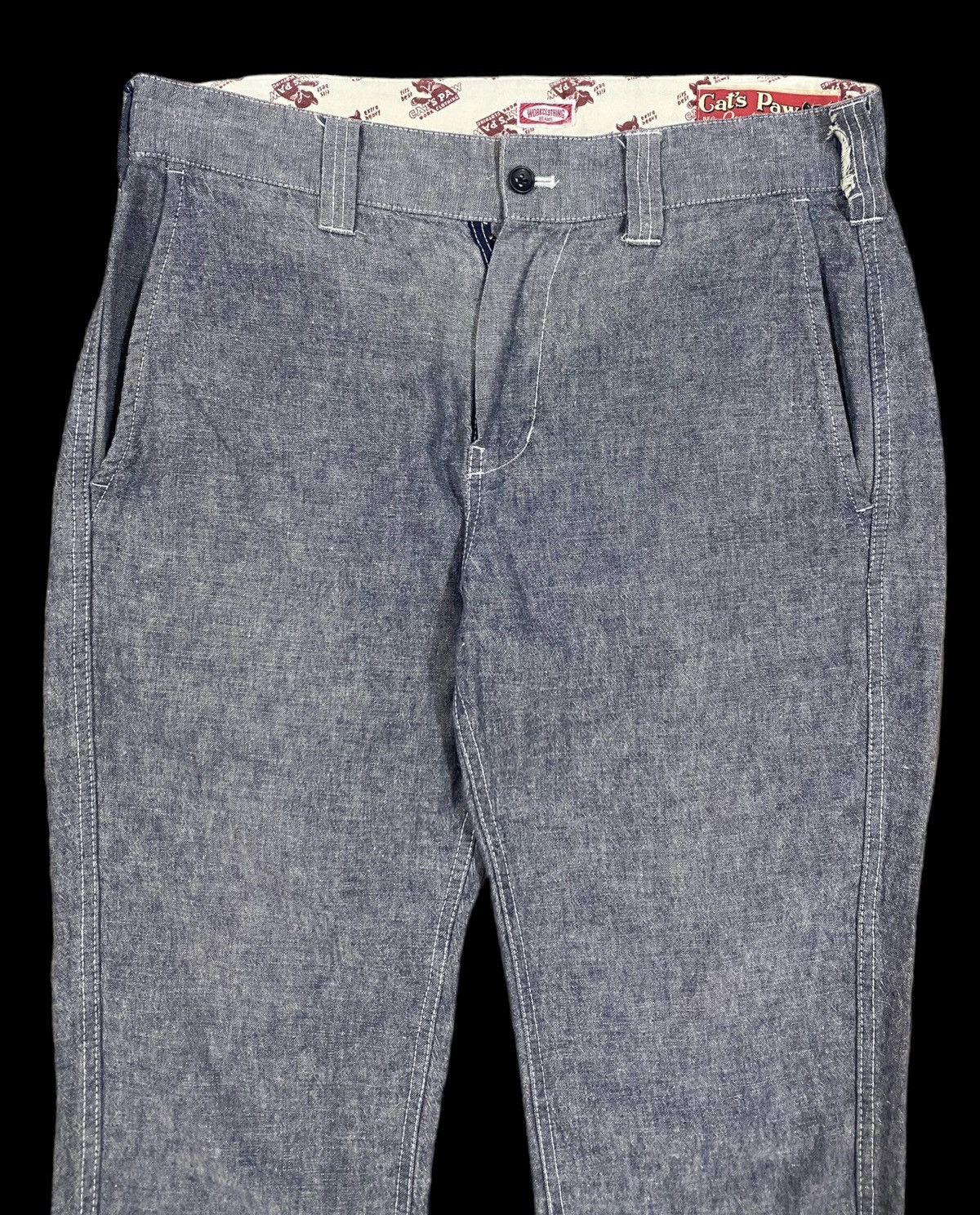 Vtg🔥Cats Paw Toyo Enterprise Cropped Linen Pants - 3