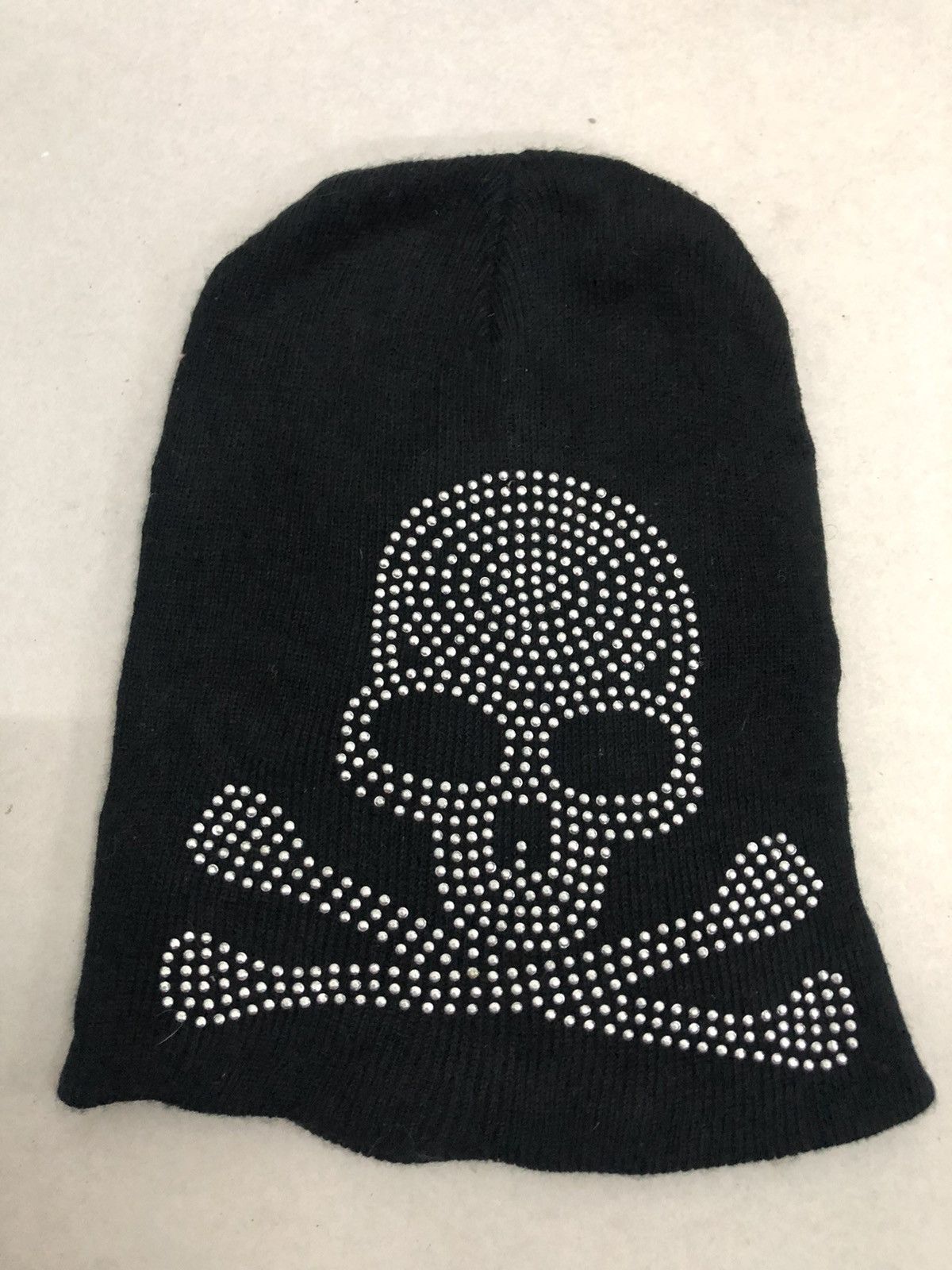 Vintage - Skull Punk Sketelon Beanie Hat - 1