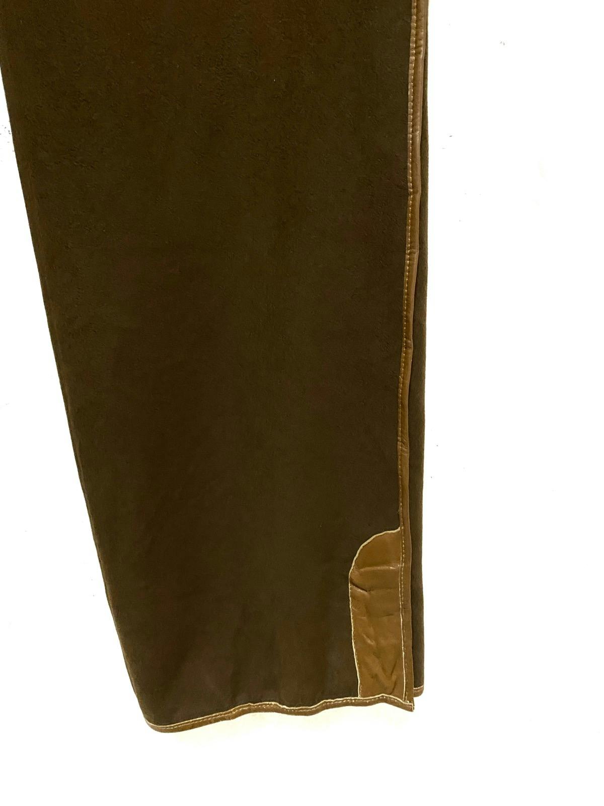 Vintage FENDI Nylon Spandex Leather Lining Casual Pants - 4