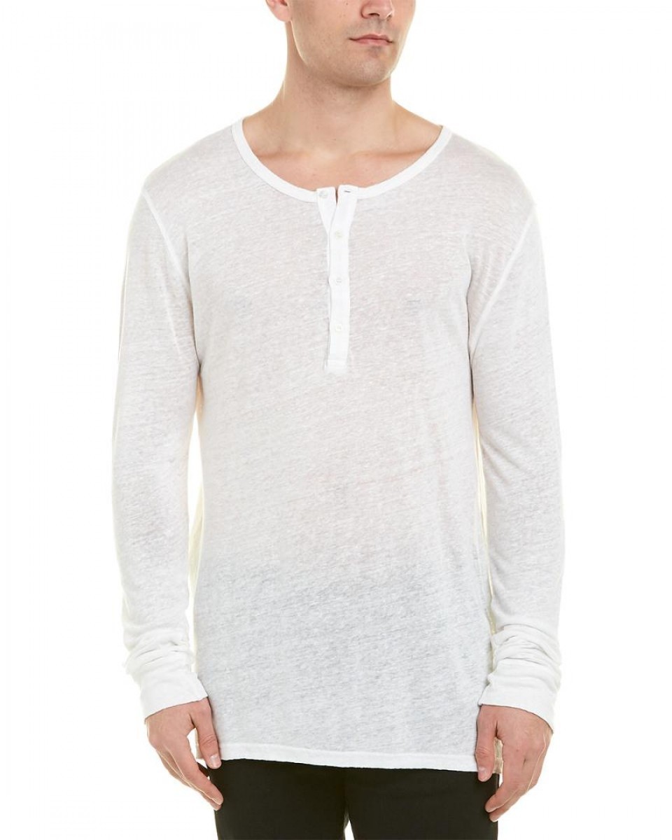 SS2014 Henley linen shirt.Like Dior or Saint Laurent - 4