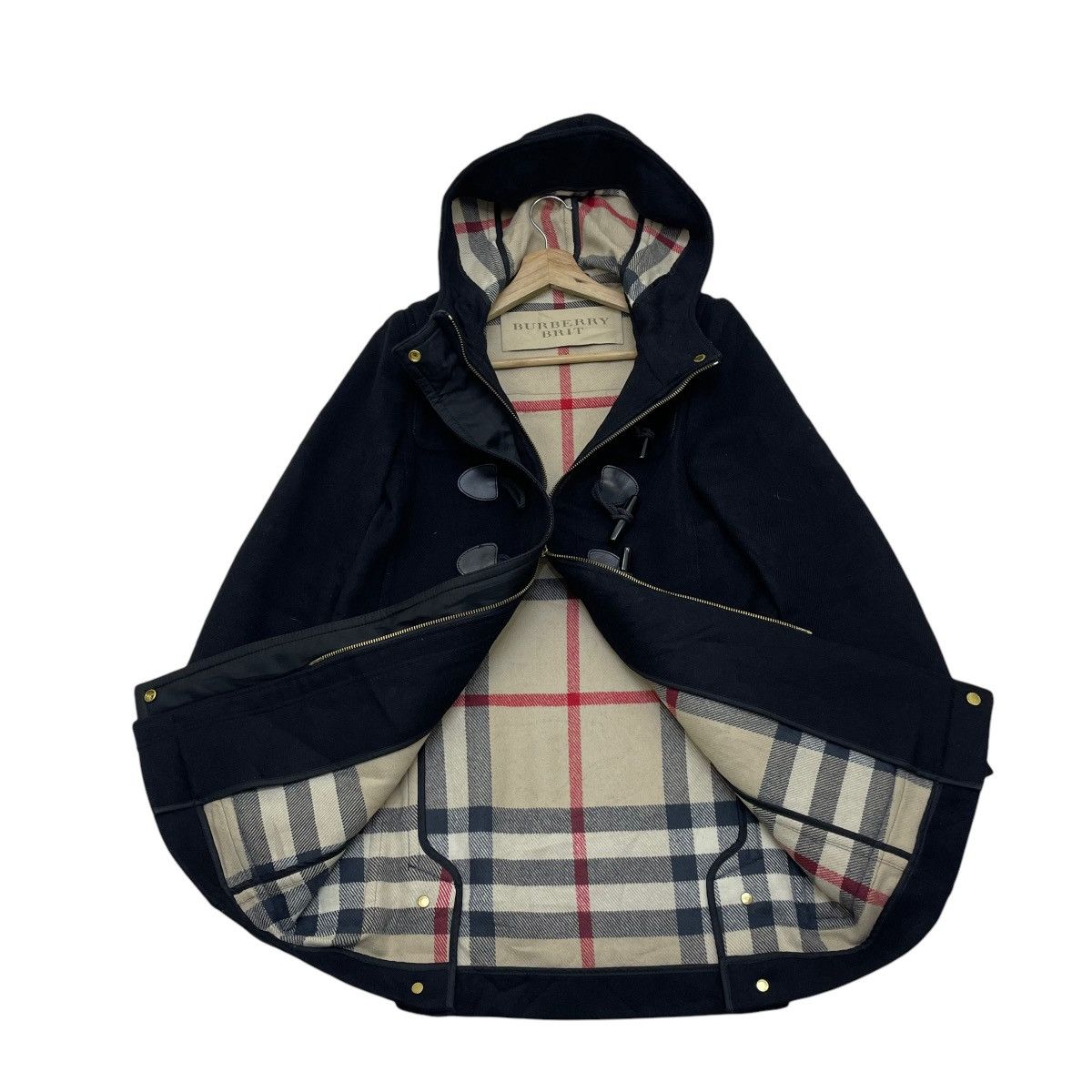 ⚡️ Burberry Knit Nova Check Duffle Jacket - 1