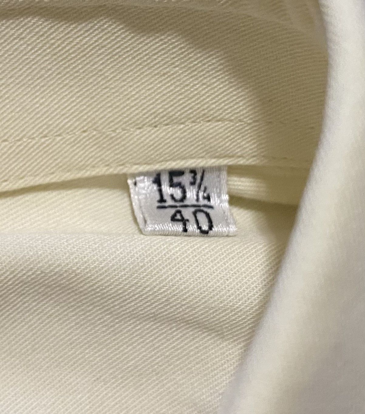 Canali Dress Shirt French Cuff White Cotton Solid 15 3/4 40 - 9