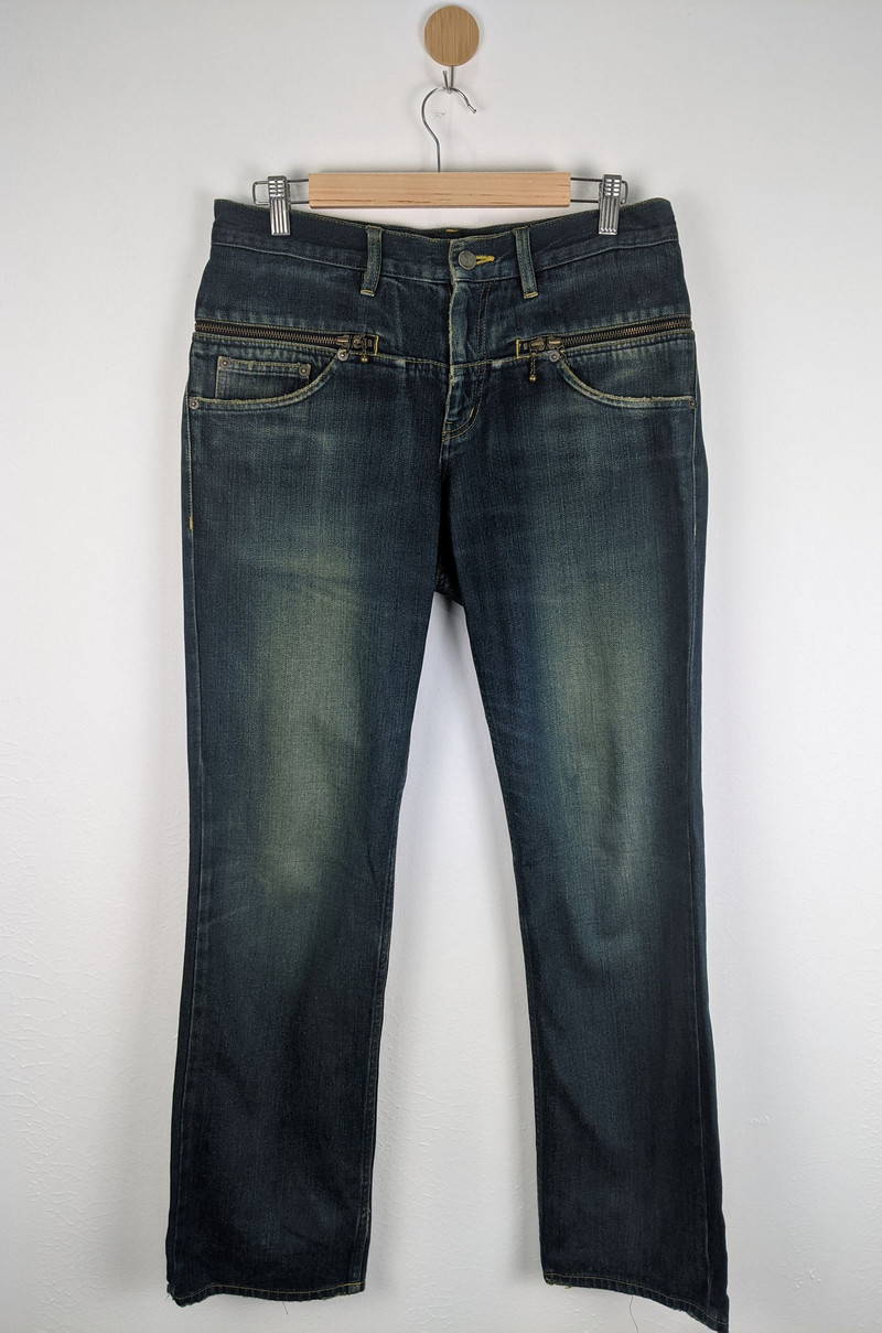 Final Home × Issey Miyake - Final Home Zipper Jeans - 1
