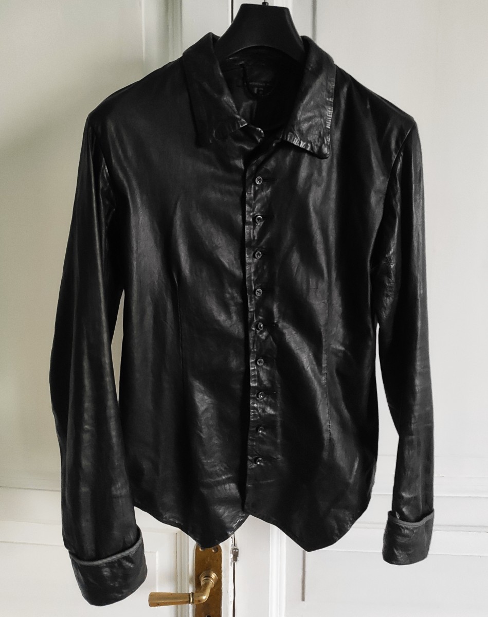 Christian Peau - Leather overshirt.Like Paul Harnden or Yohji Yamamoto - 1