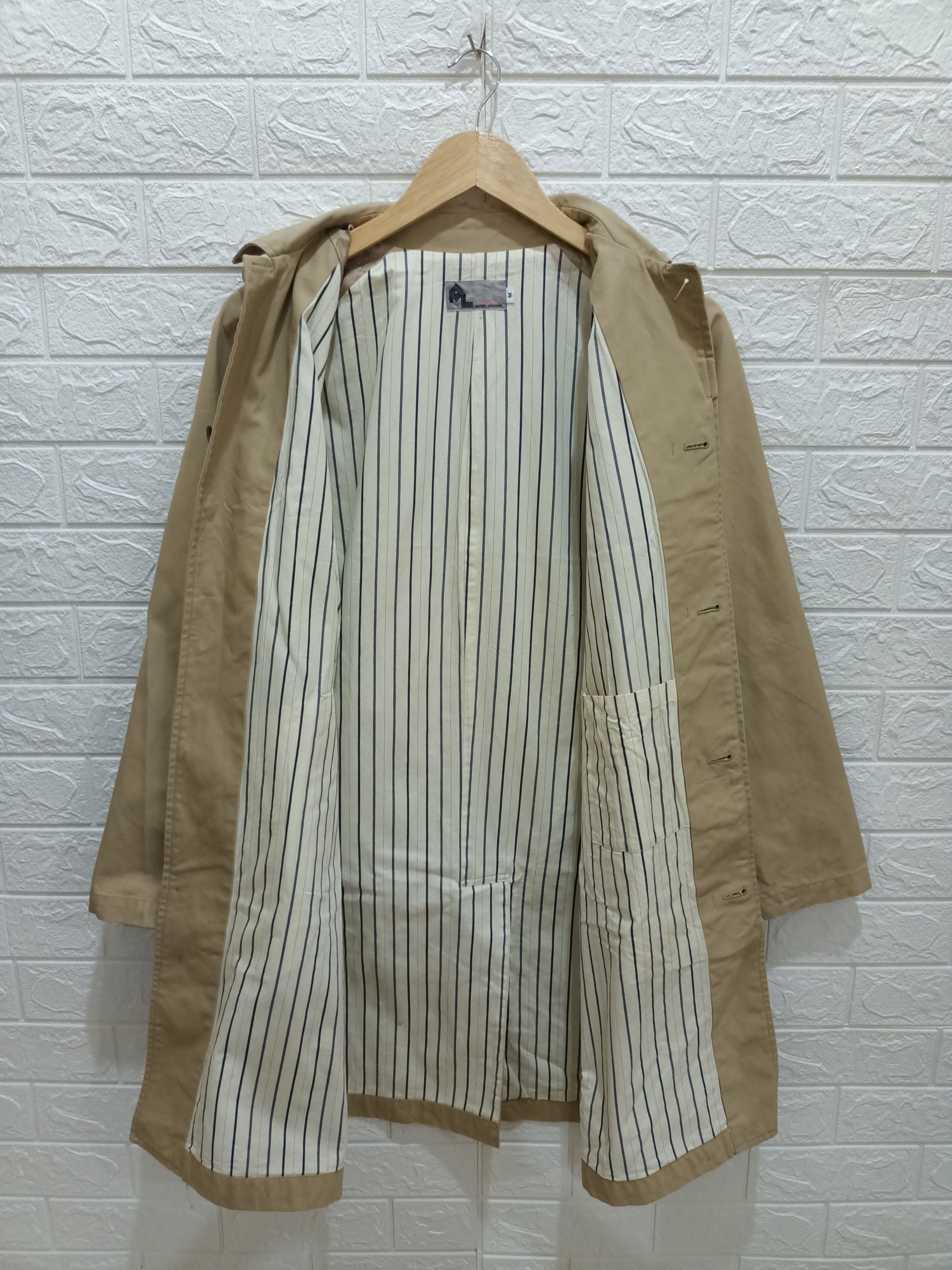 Archival Clothing - United Arrow Pink Label Made in Japan Trench Coats - 4