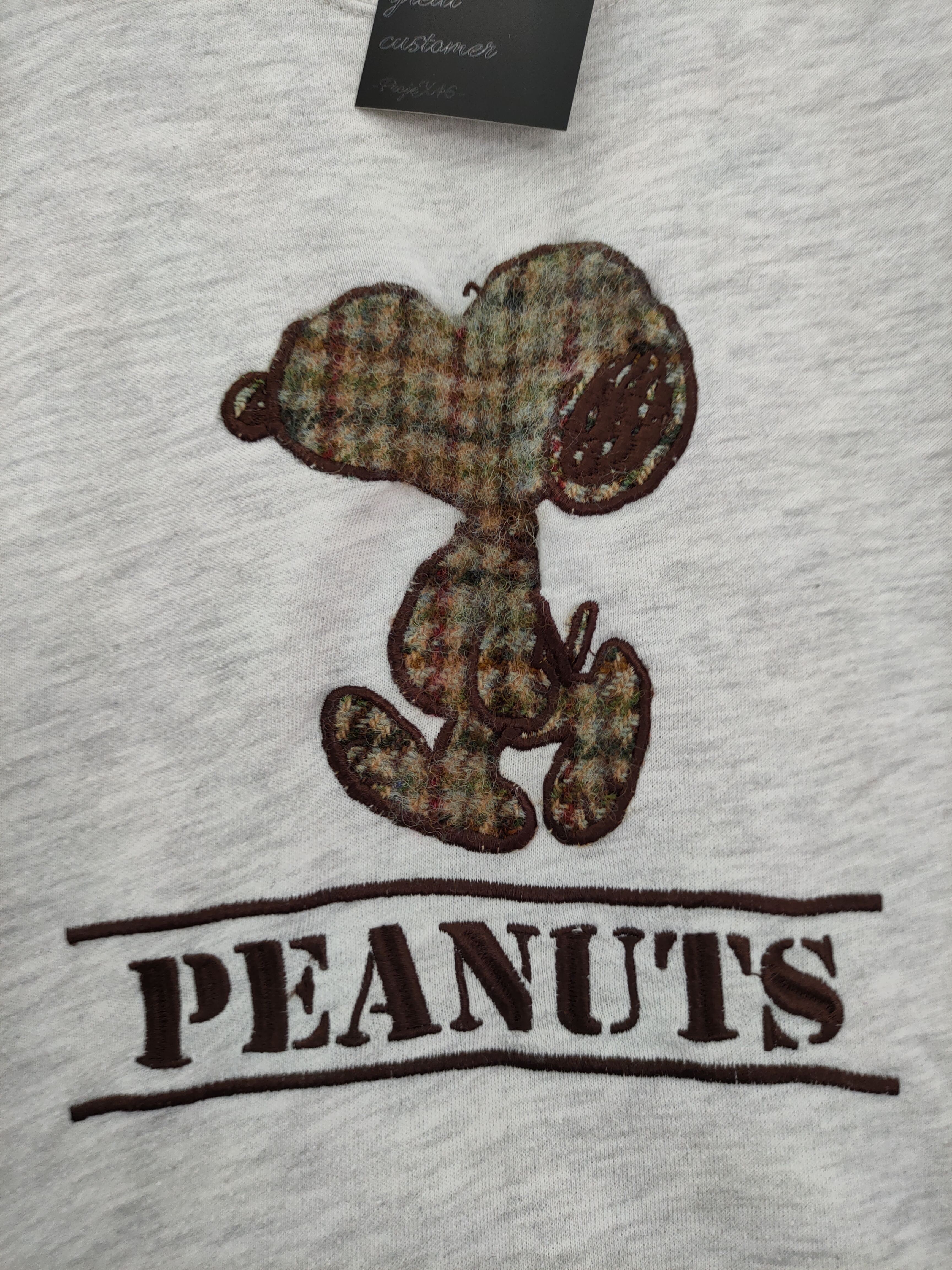 Harris Tweed - Peanuts Snoopy X Harris Tweed sweatshirt vintage #46-068 - 5