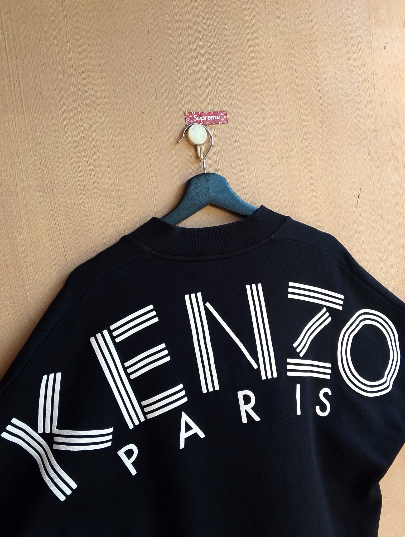 Kenzo Paris Big logo script v neck sweatshirt - 6