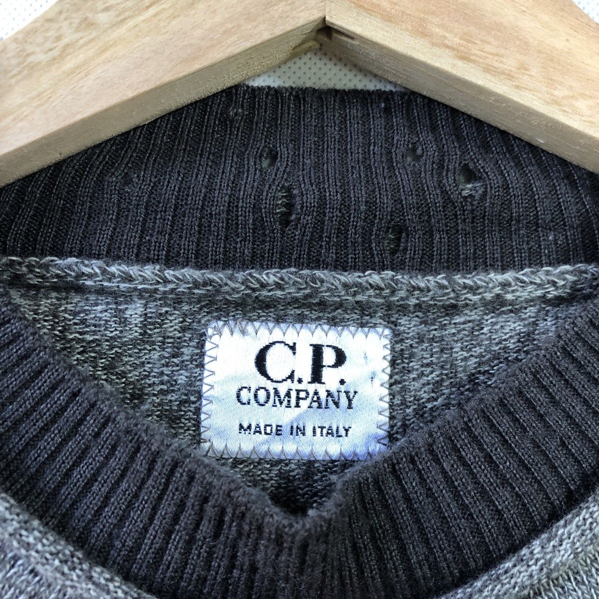Vintage C.P. Company Longsleeves Heather Wool Tshirt - 5