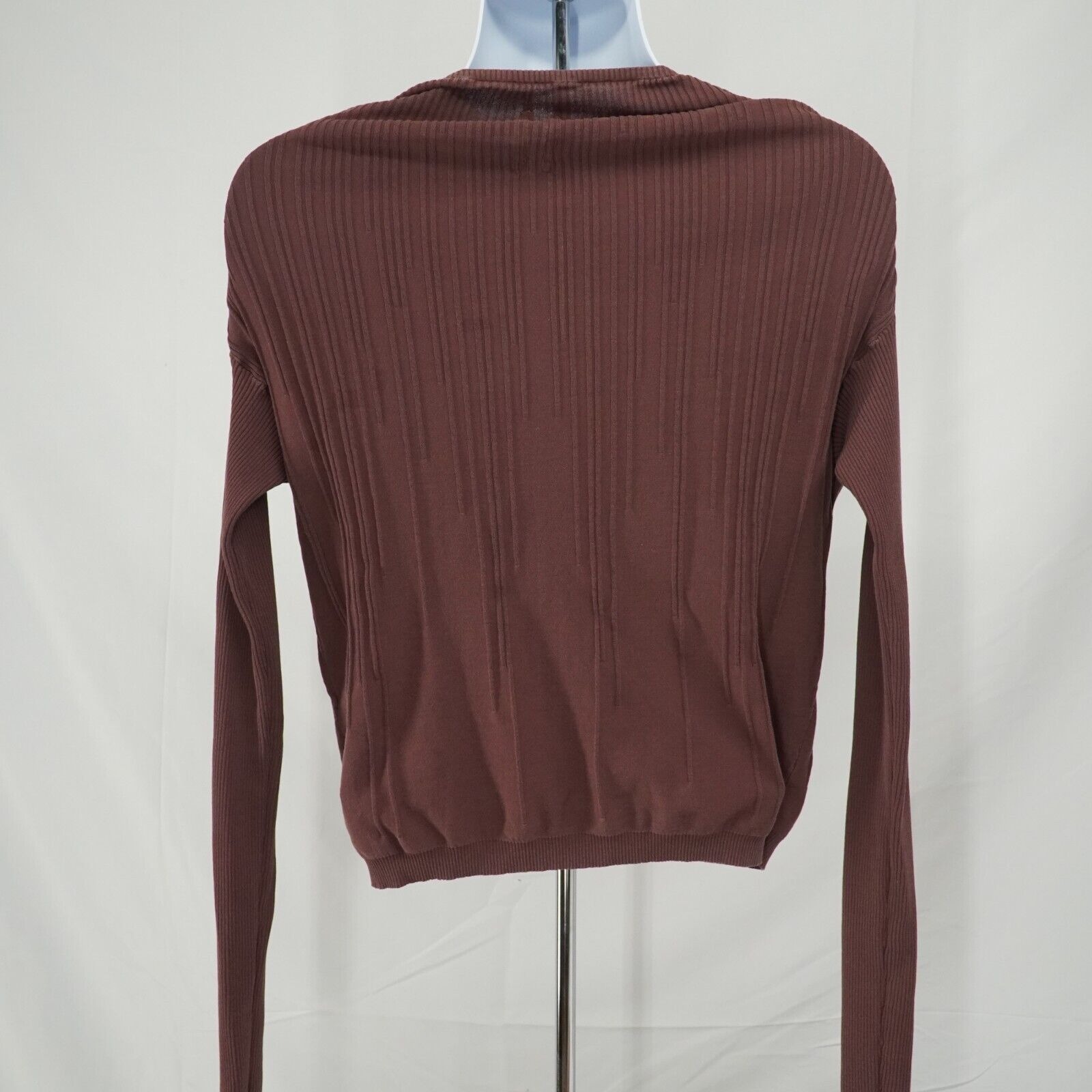 Ribbed Sweater SS17 Walrus Throat Burgundy Red - 10