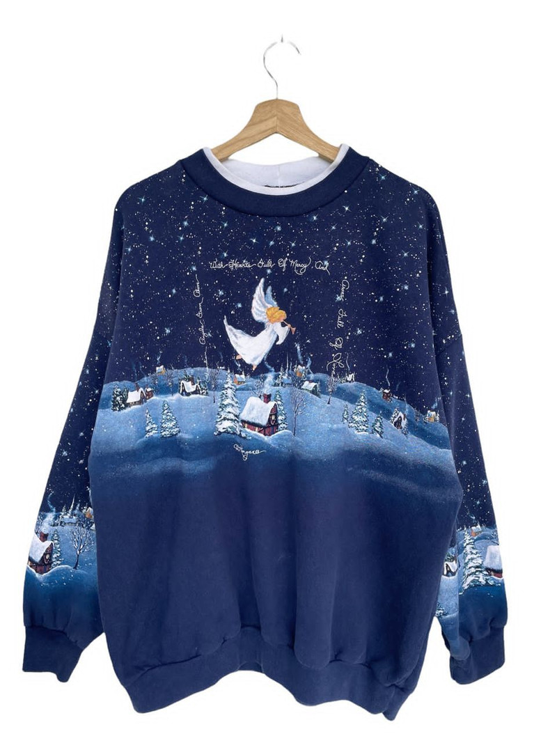 Artisan Outfitters × Vintage - Vintage Full Print Artisan Painting Crewneck Sweatshirt - 1