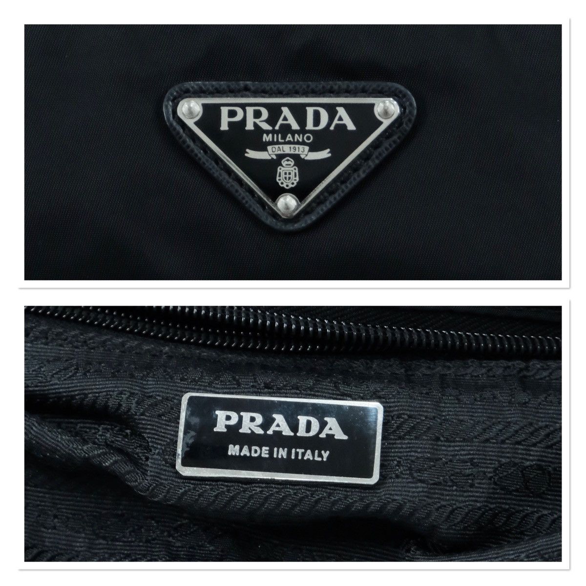 Authentic prada sling bag black nylon - 9