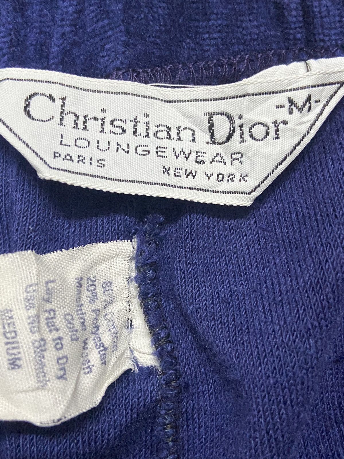 Vintage Christian Dior Loungewear Velvet Shorts - 5