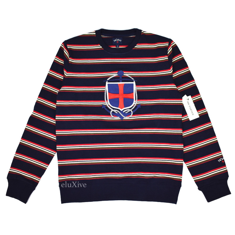 Noah Mr Porter Nautical Core Logo Sweatshirt DS - 1