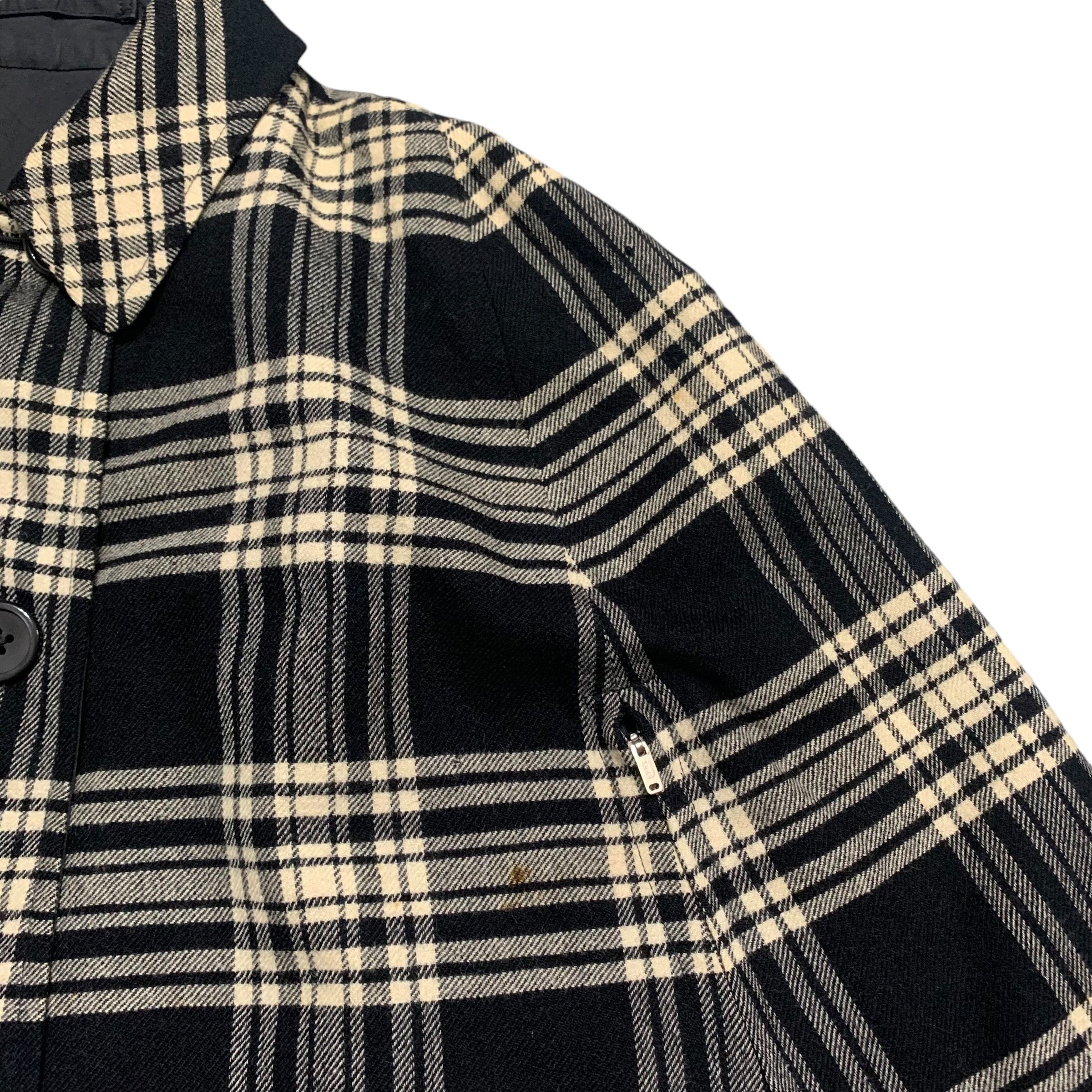 Vintage 80s Burberrys Tartan Reversible Poncho - 4