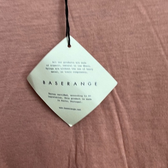 Baserange Silk Alda Orange Cupro Loose Tee NWT - 7