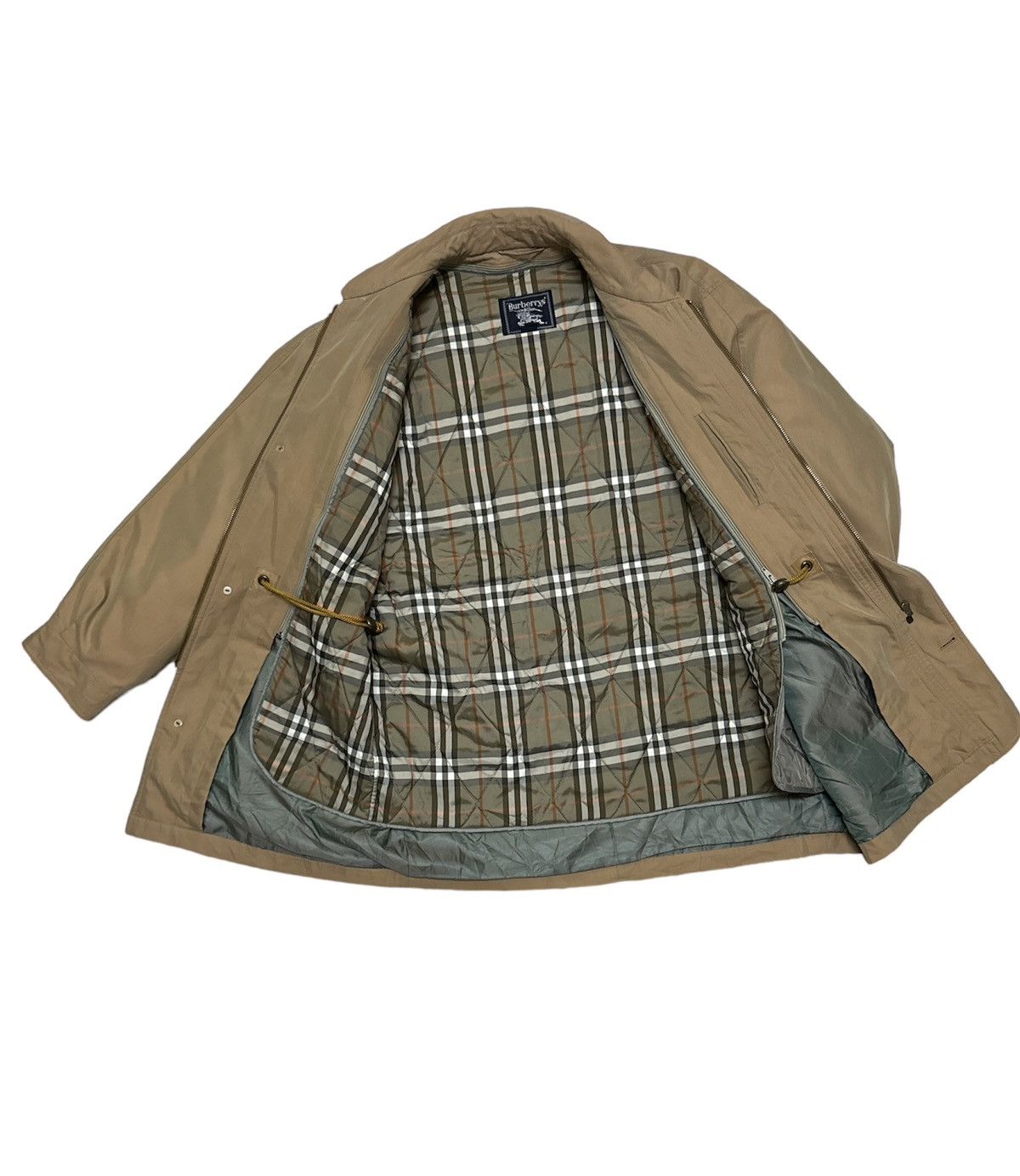 Vintage Burberry Parka Jacket Design Double Pocket Design - 3