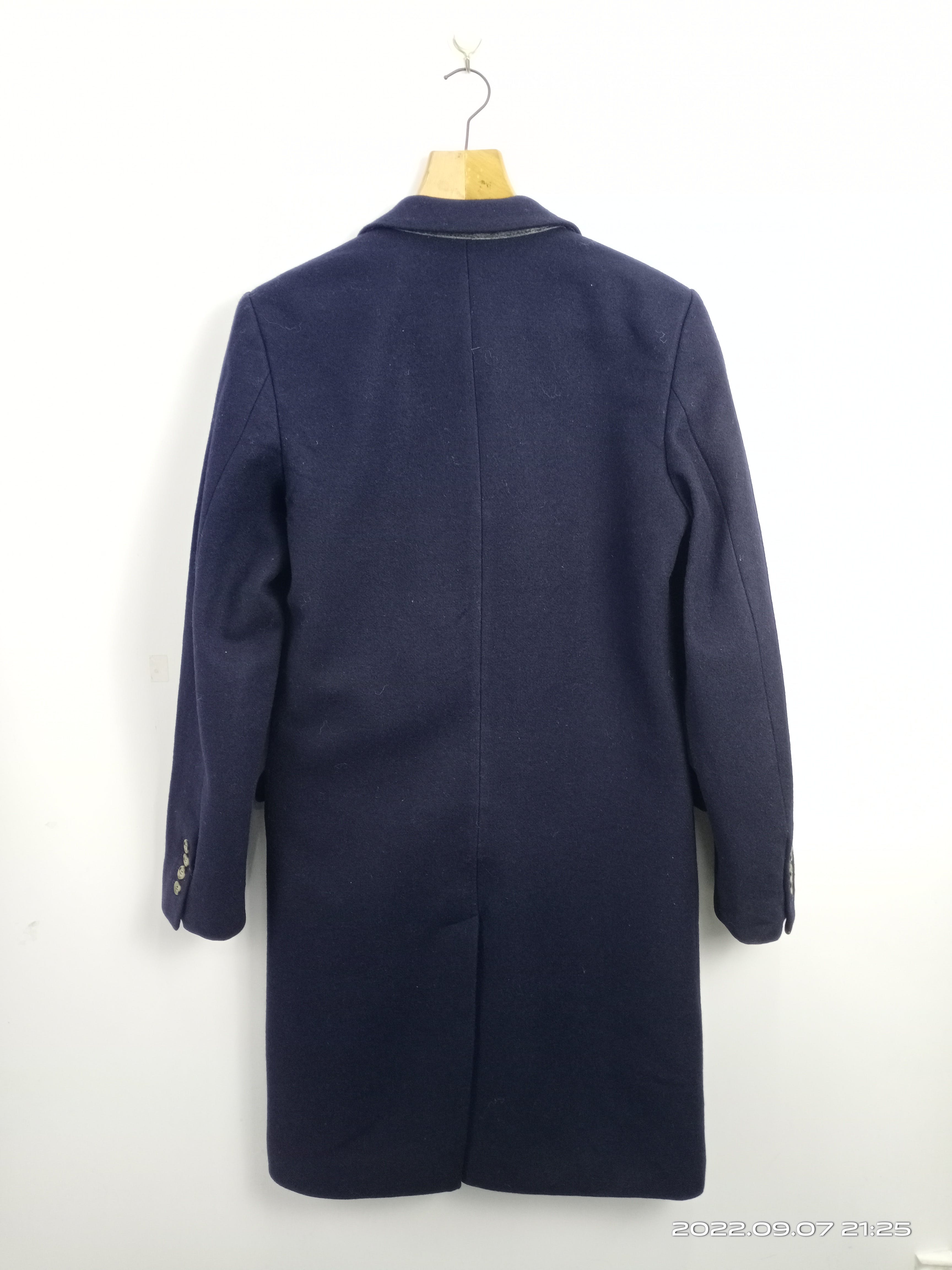 AMI Alexandre Mattiussi Wool Long Coat Jacket - 7
