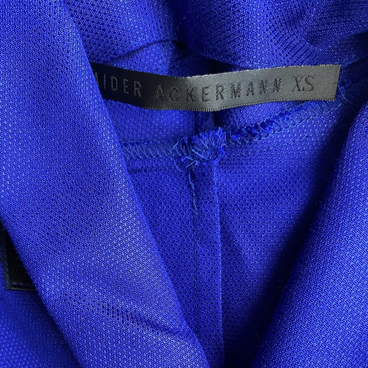 Haider Ackermann Oversize Blue Silk Kimono Shirt - 4