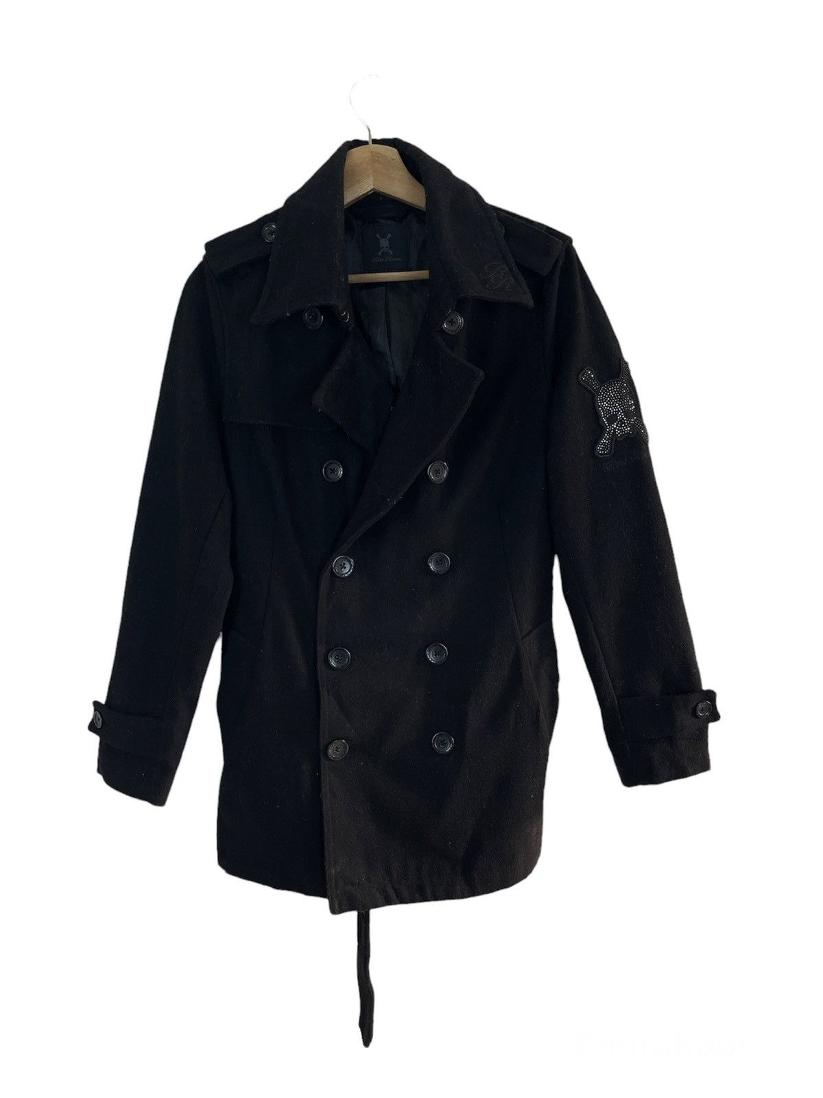 BLACK AVANT GARDE ROEN SKULL WOOL JACKET LGB IF SIX WAS NINE - 5