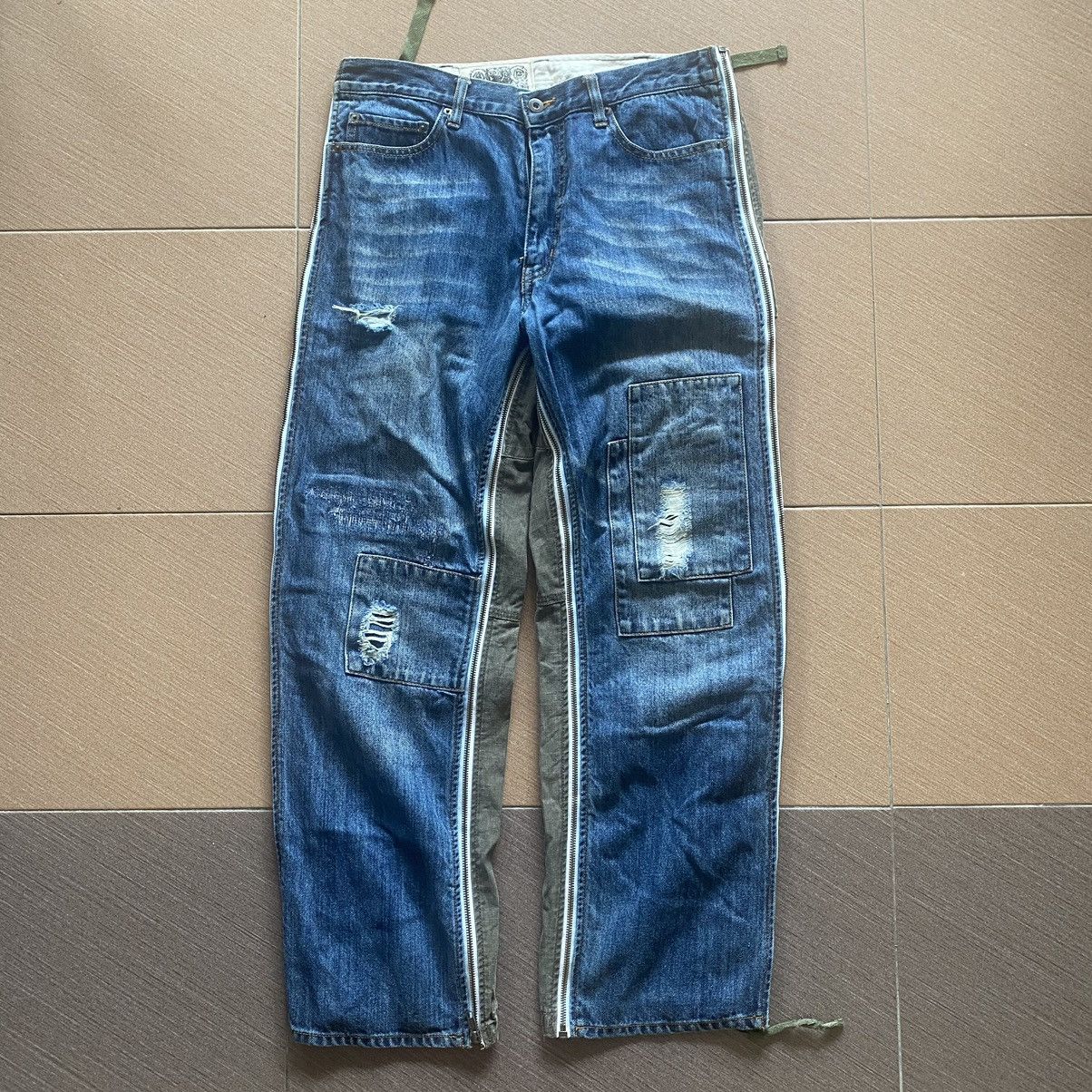 Designer - CUSTOMADE ZIPPER JEANS - 1