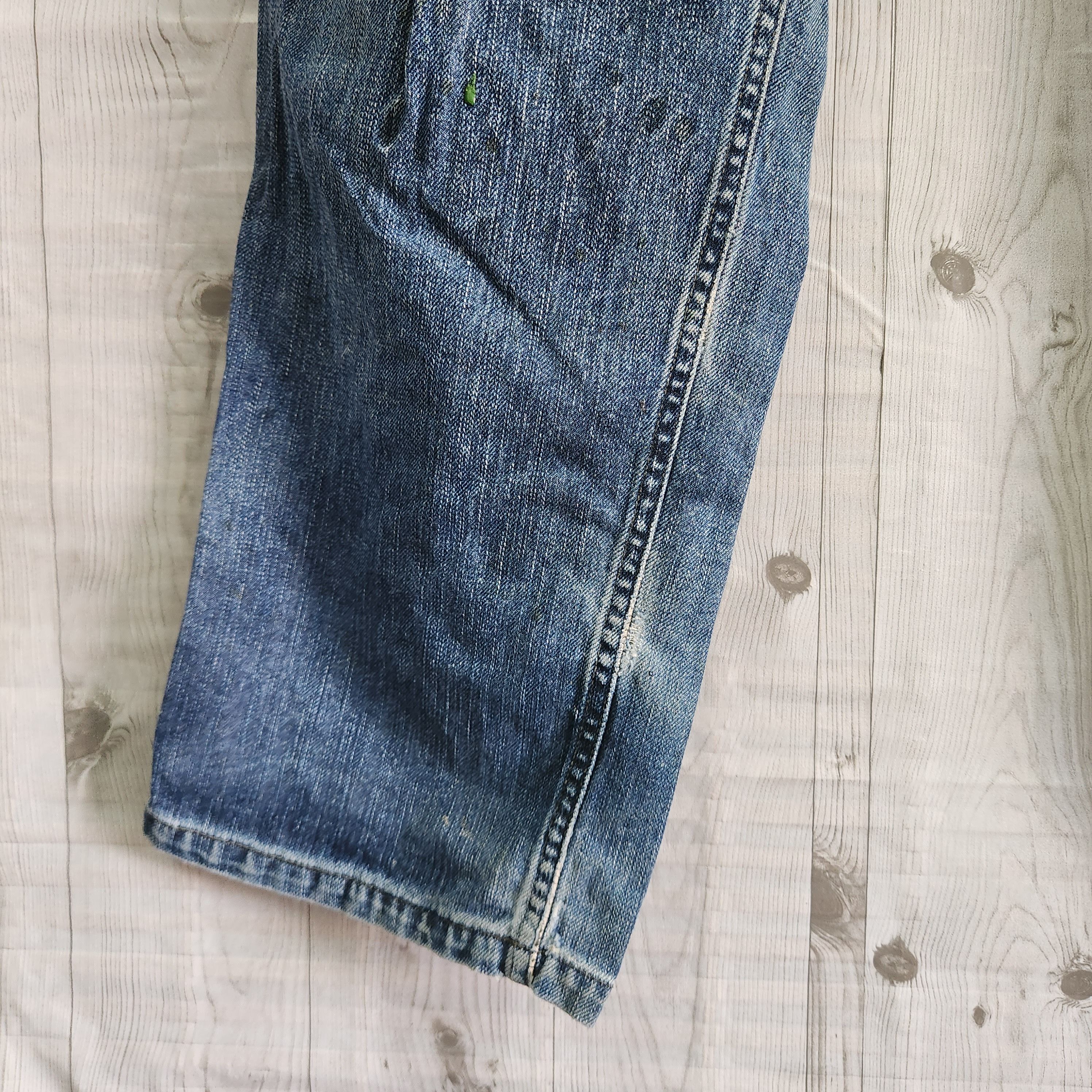 Vintage - Japan Fujiyama Distressed Denim Cargo Jeans - 9