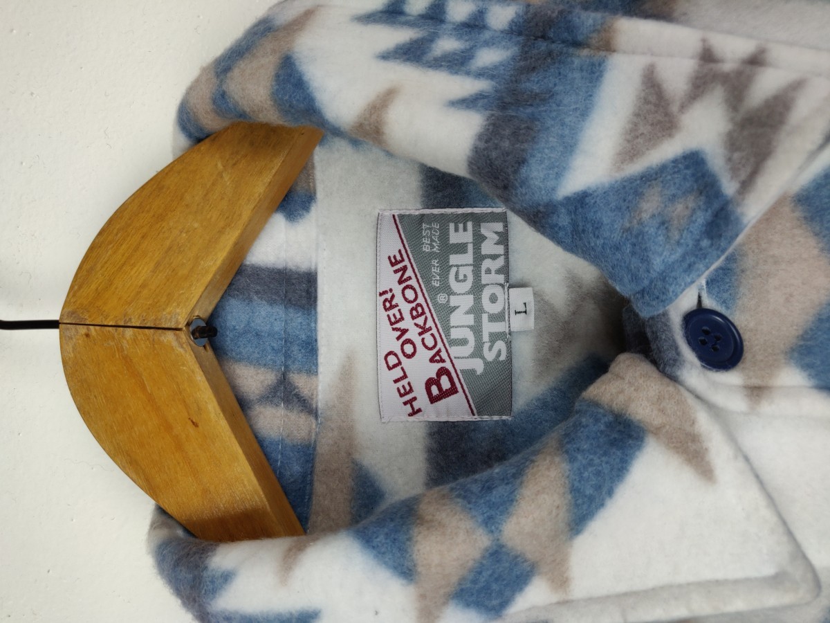 Japanese Brand - Jungle Storm Japan (Backbone) Fleece Jacket - 8