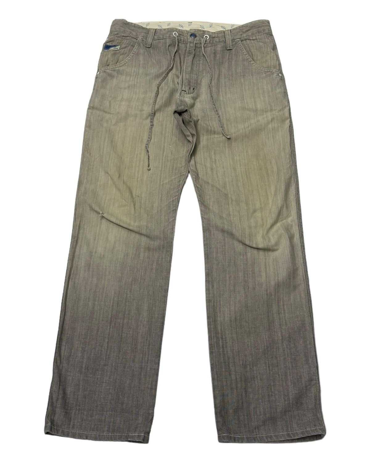 EDWIN BAGGY CASUAL FADED PANTS - 1