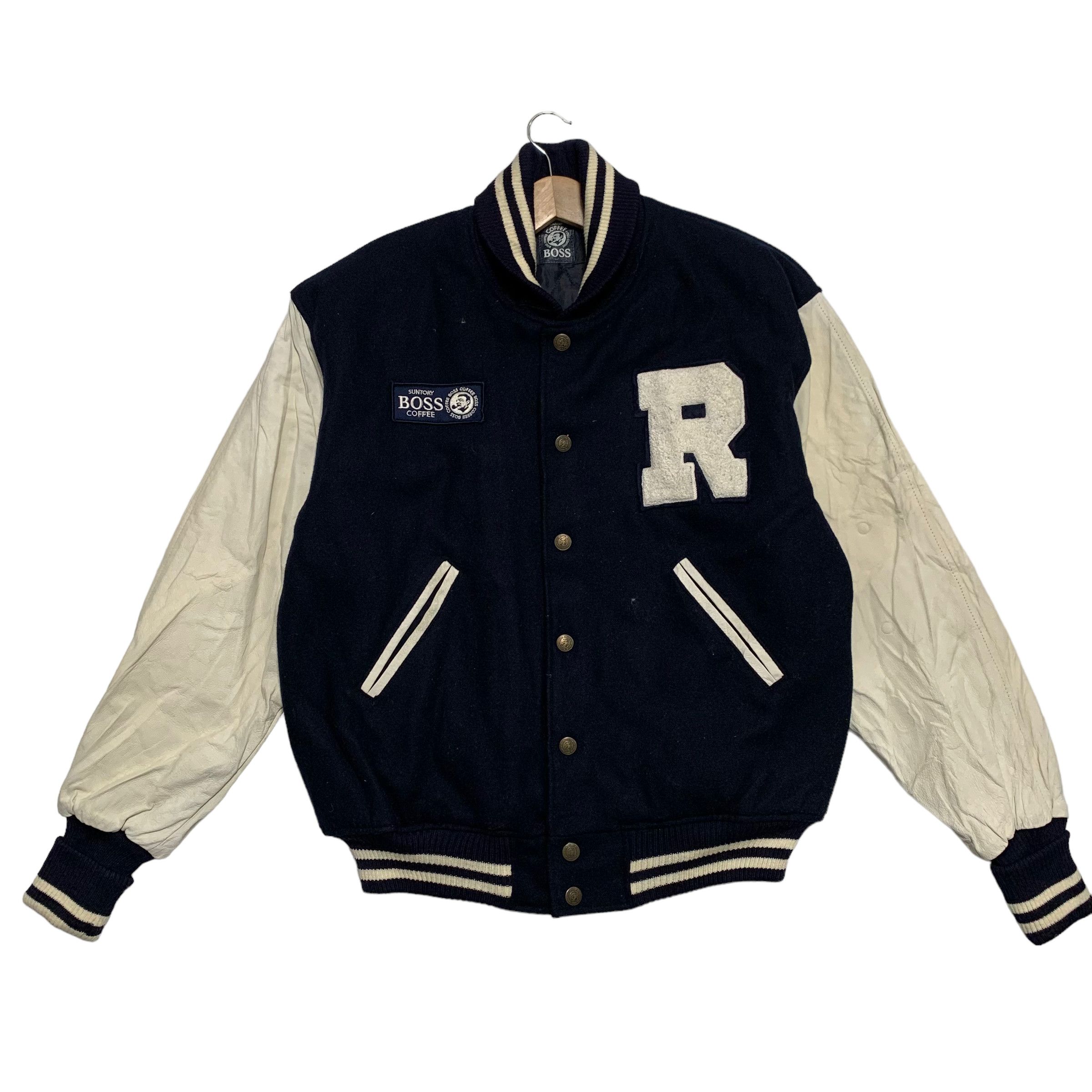 Vintage Suntory Boss Coffee Varsity Jacket - 2