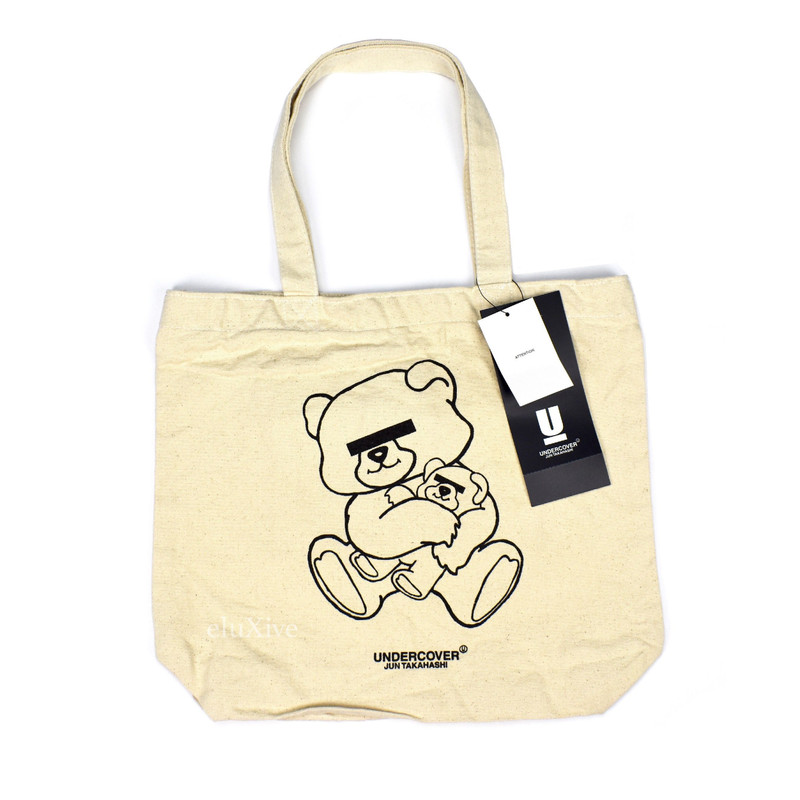 Madstore Bear Logo Canvas Tote DS - 1